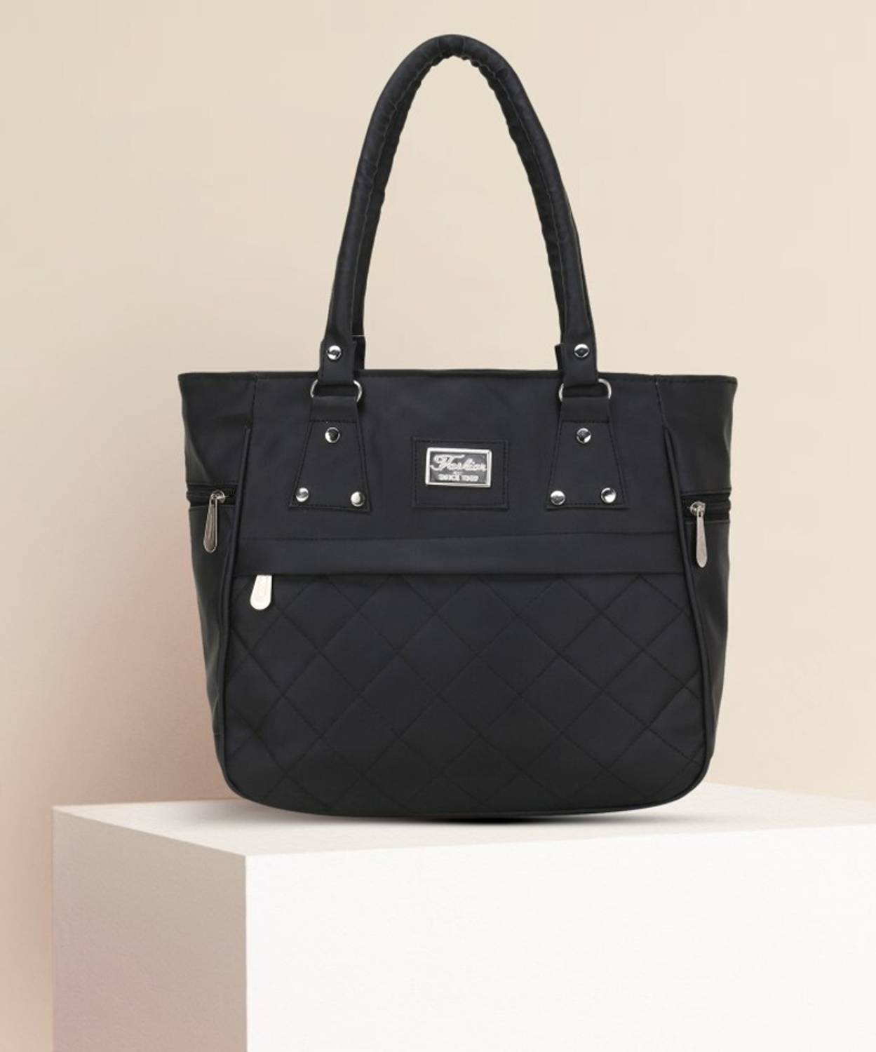 ARK FASHION Women Black Handbag