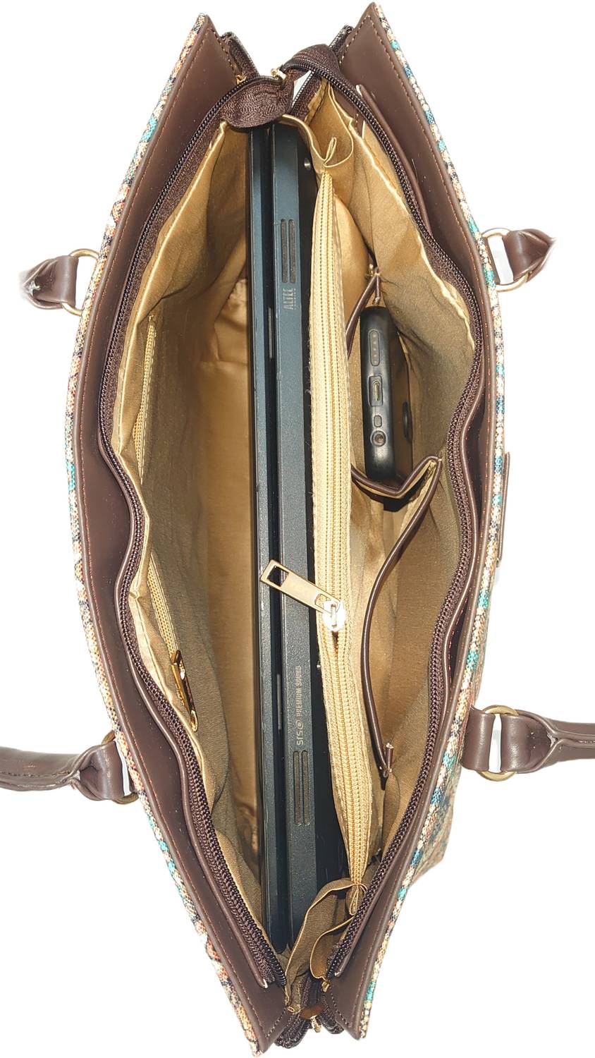 Jugnu Women Tan Handbag - Image 5