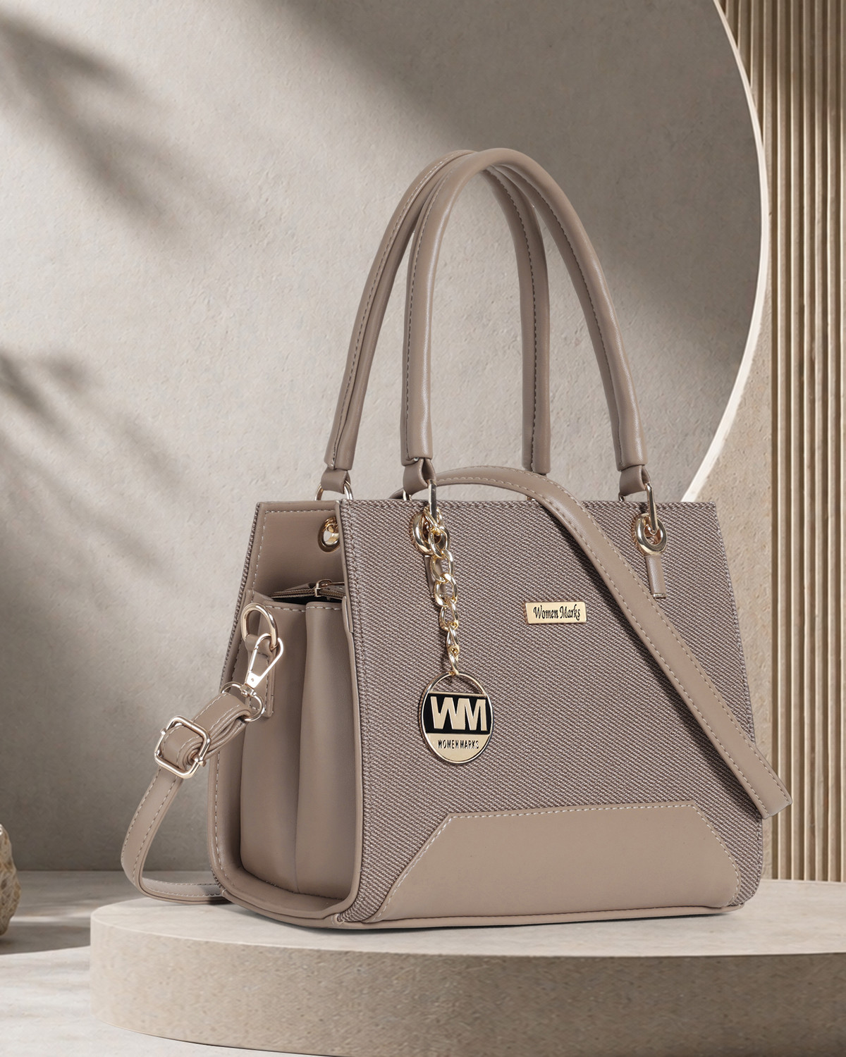 Image of Women Marks Women Khaki Hand-held Bag