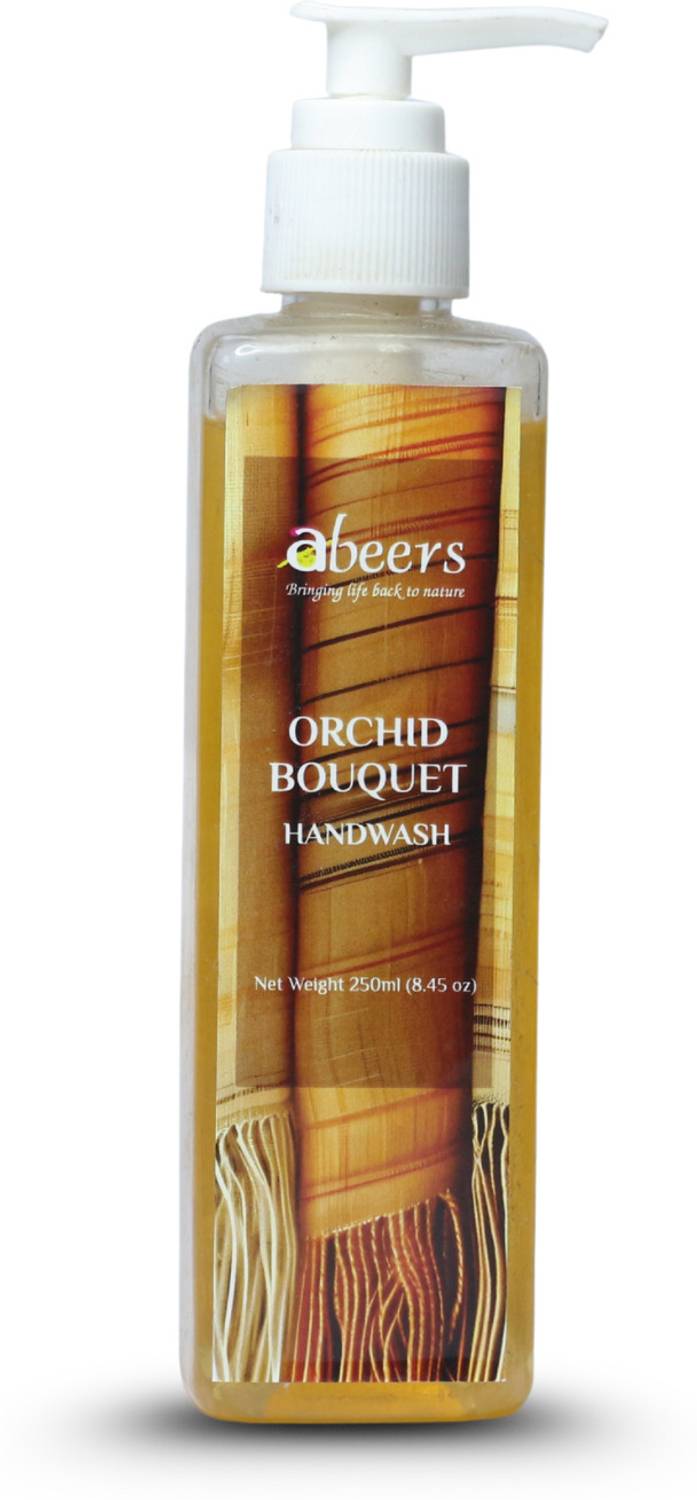 Abeers Orchid Bouquet Handwash Floral Nourishing Gentle Cleanser Hand Wash Pump Dispenser