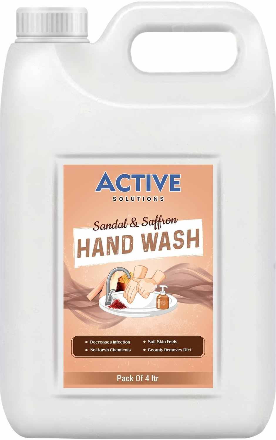 OCTIVE Sandal & Saffron Hand Wash Can