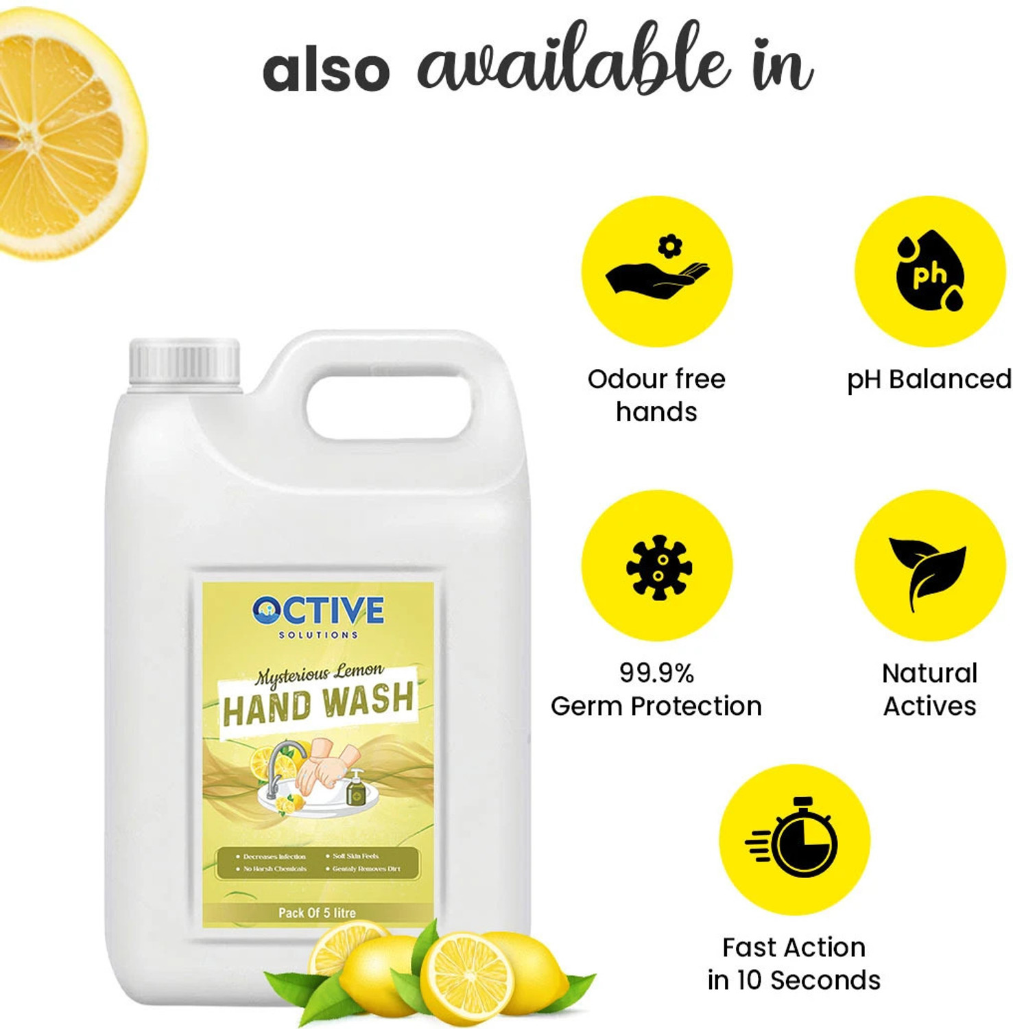 Image of OCTIVE Mysterious Lemon Hand Wash Can