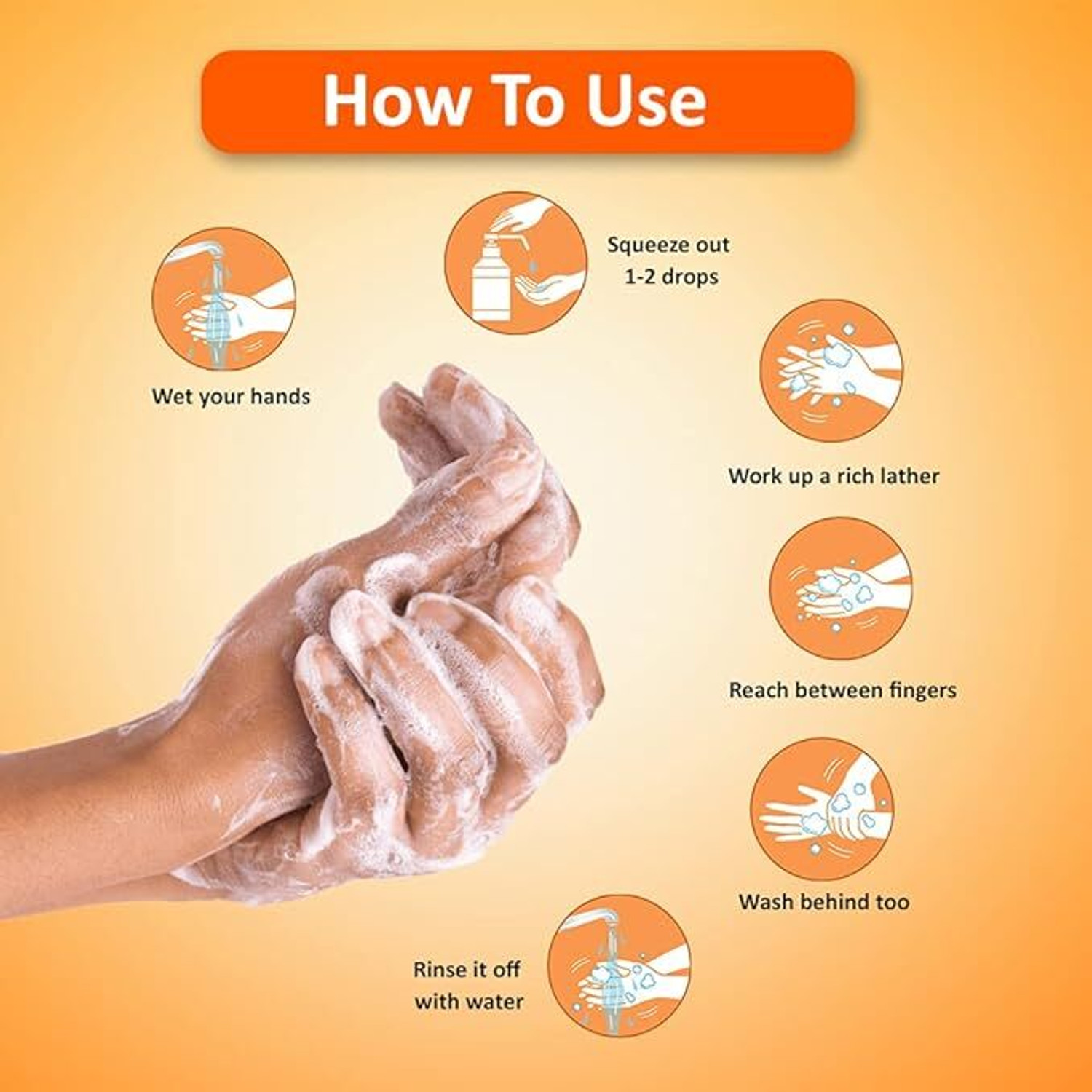 Image of Omeo Calendula Handwash-200ml|Germ Protection, Moisturizing, Anti Bacterial, Skincare Hand Wash Bottle + Dispenser