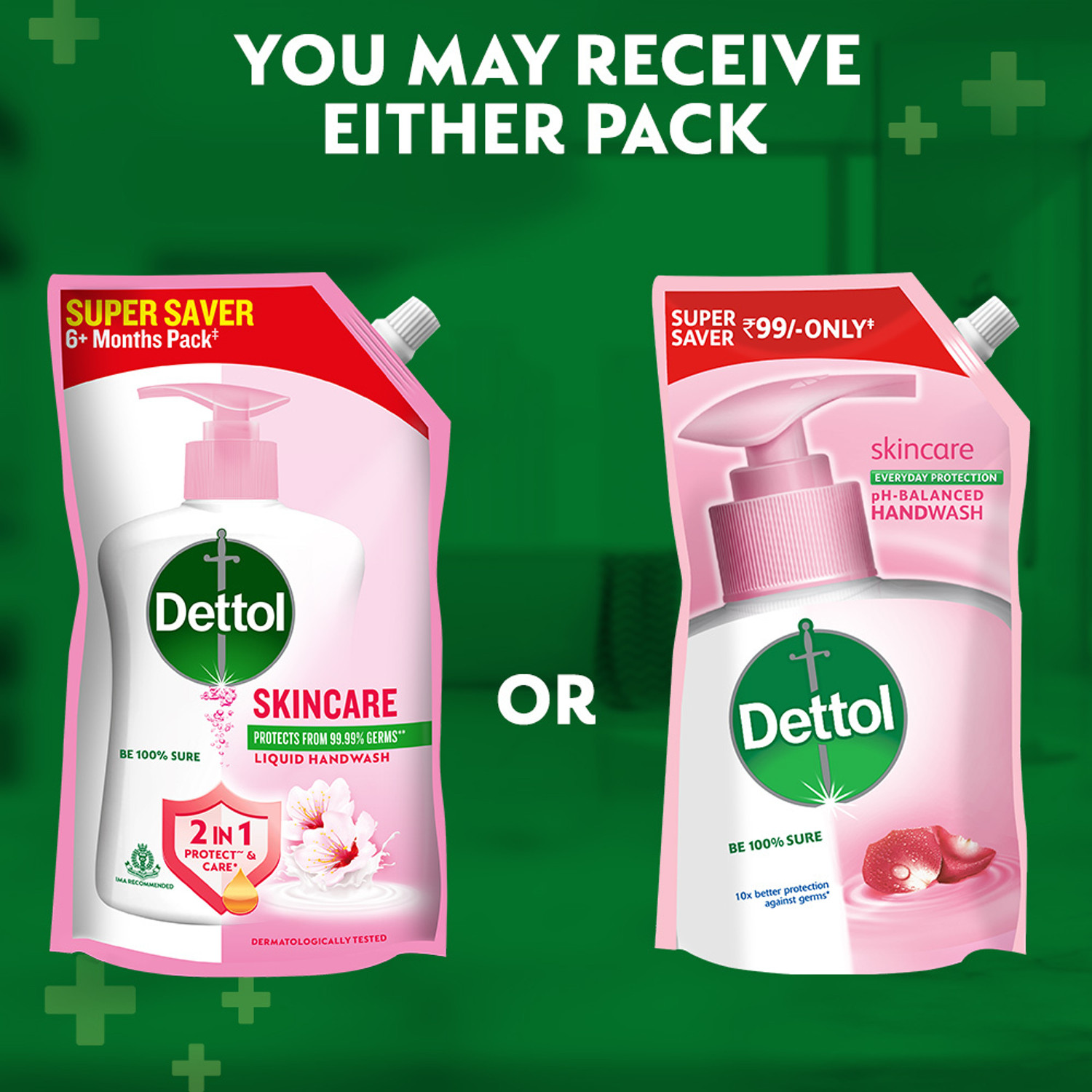 Image of Dettol Liquid Handwash Refill Pouch - Skincare Moisturizing Hand Wash Pouch