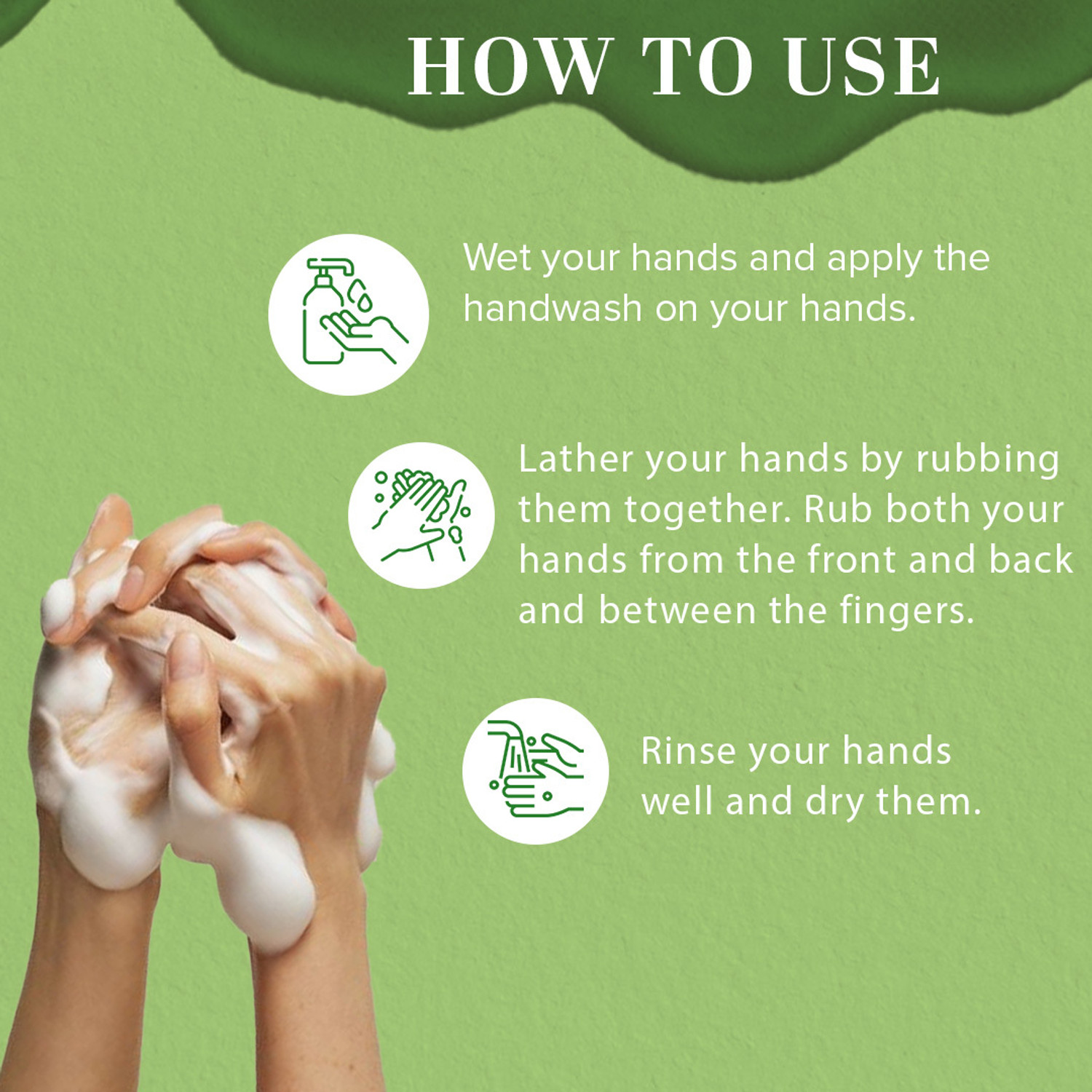 Image of KHADI NATURAL Neem Tulsi Hand Wash with Dispenser|Pack of 2 Hand Wash Bottle + Dispenser