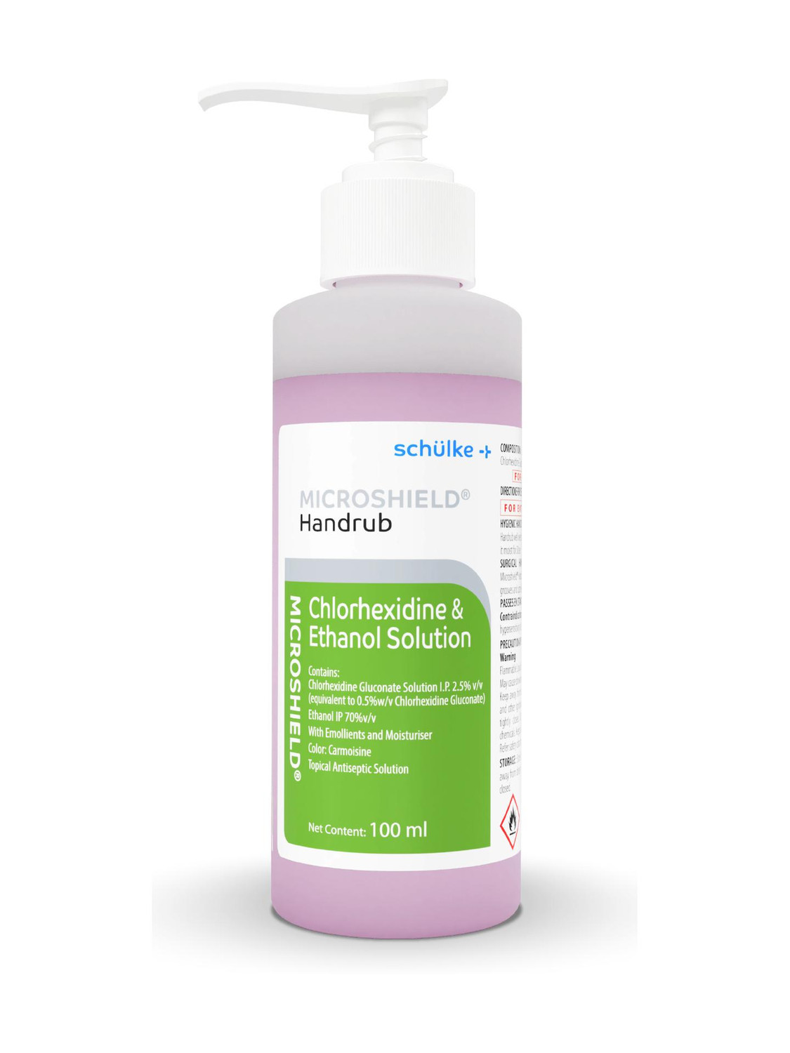Microshield Pink Hand Rub Bottle