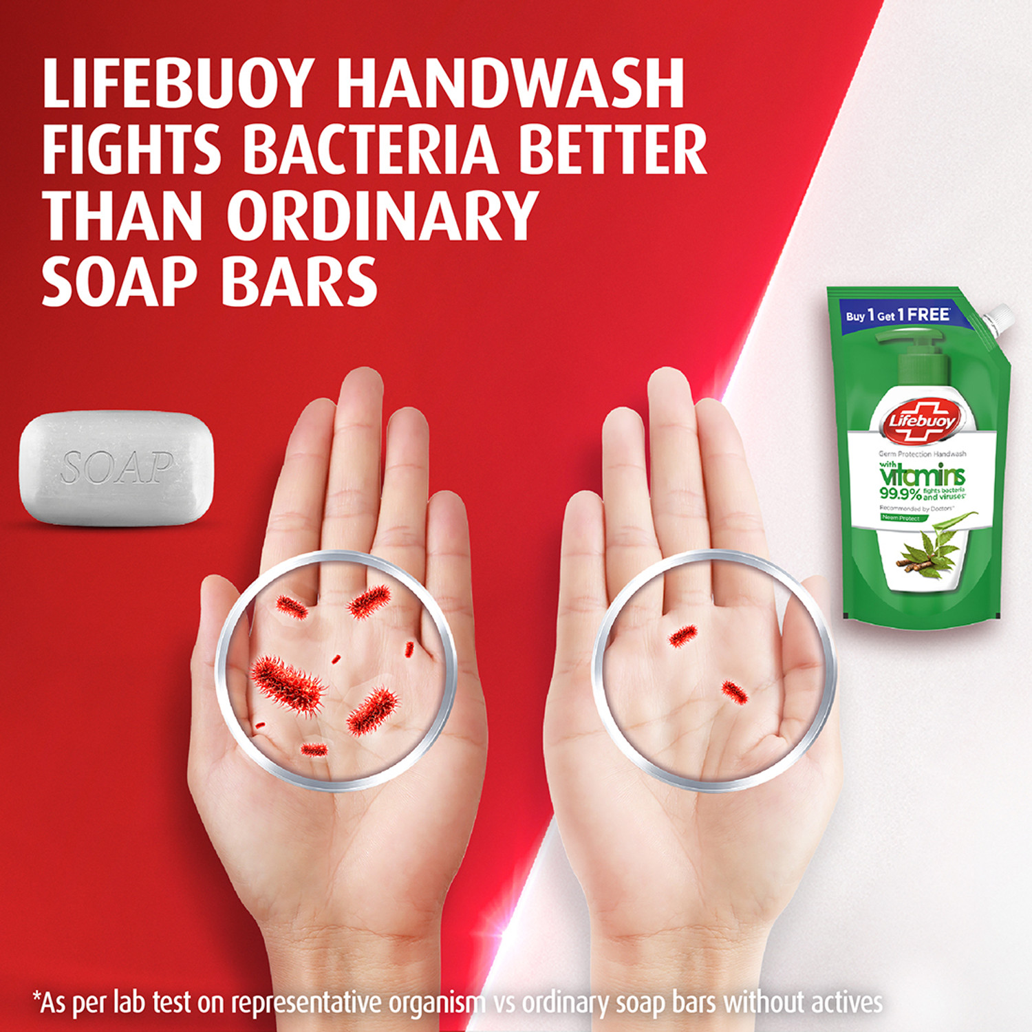 Image of LIFEBUOY Nature Germ Protection Green Tea Liquid Handwash Refill Hand Wash Pouch