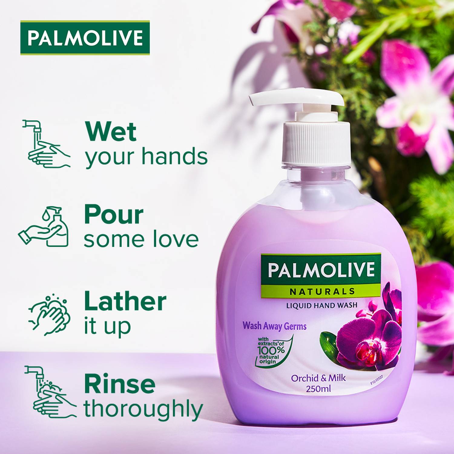 Palmolive Black Orchid and Milk Hand Wash - Image 3