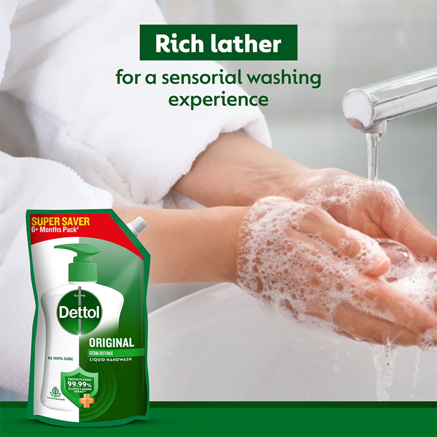 Image of Dettol Original Liquid Handwash Pouch Hand Wash Pouch