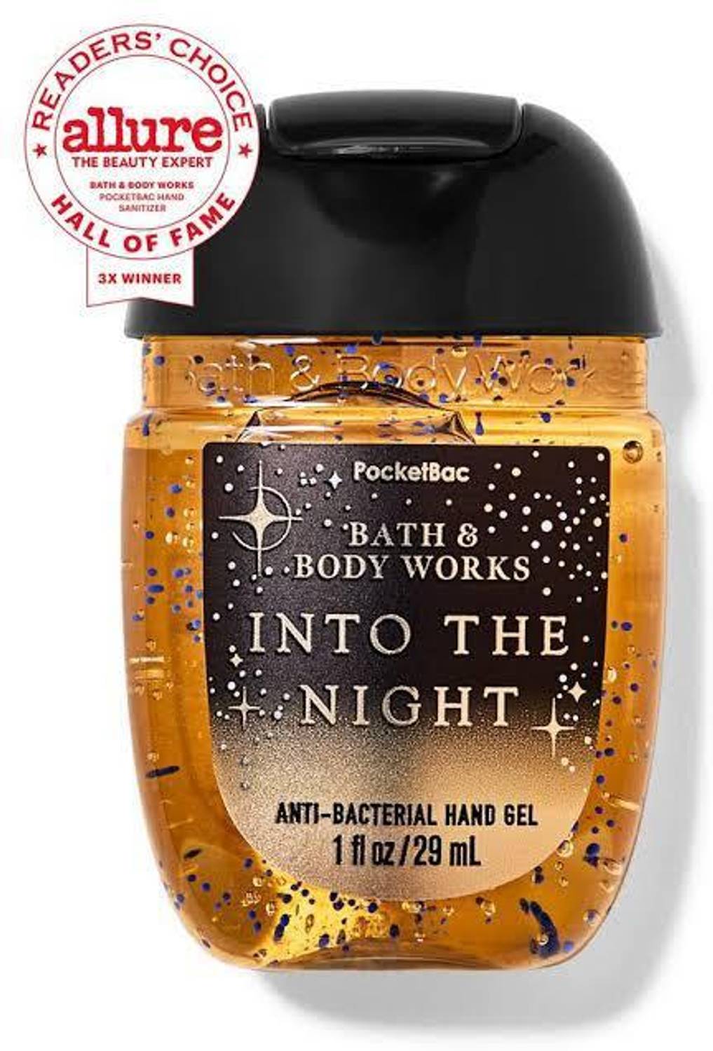BATH & BODY WORKS NEW IN TO THE NIGHT HAND GEL Hand Sanitizer Bottle