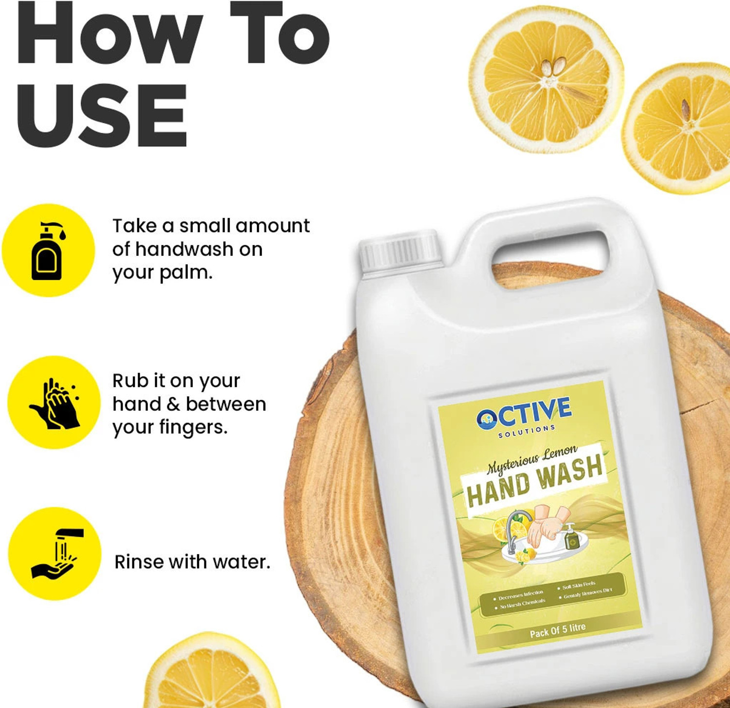 Image of OCTIVE Mysterious Lemon Hand Wash Can