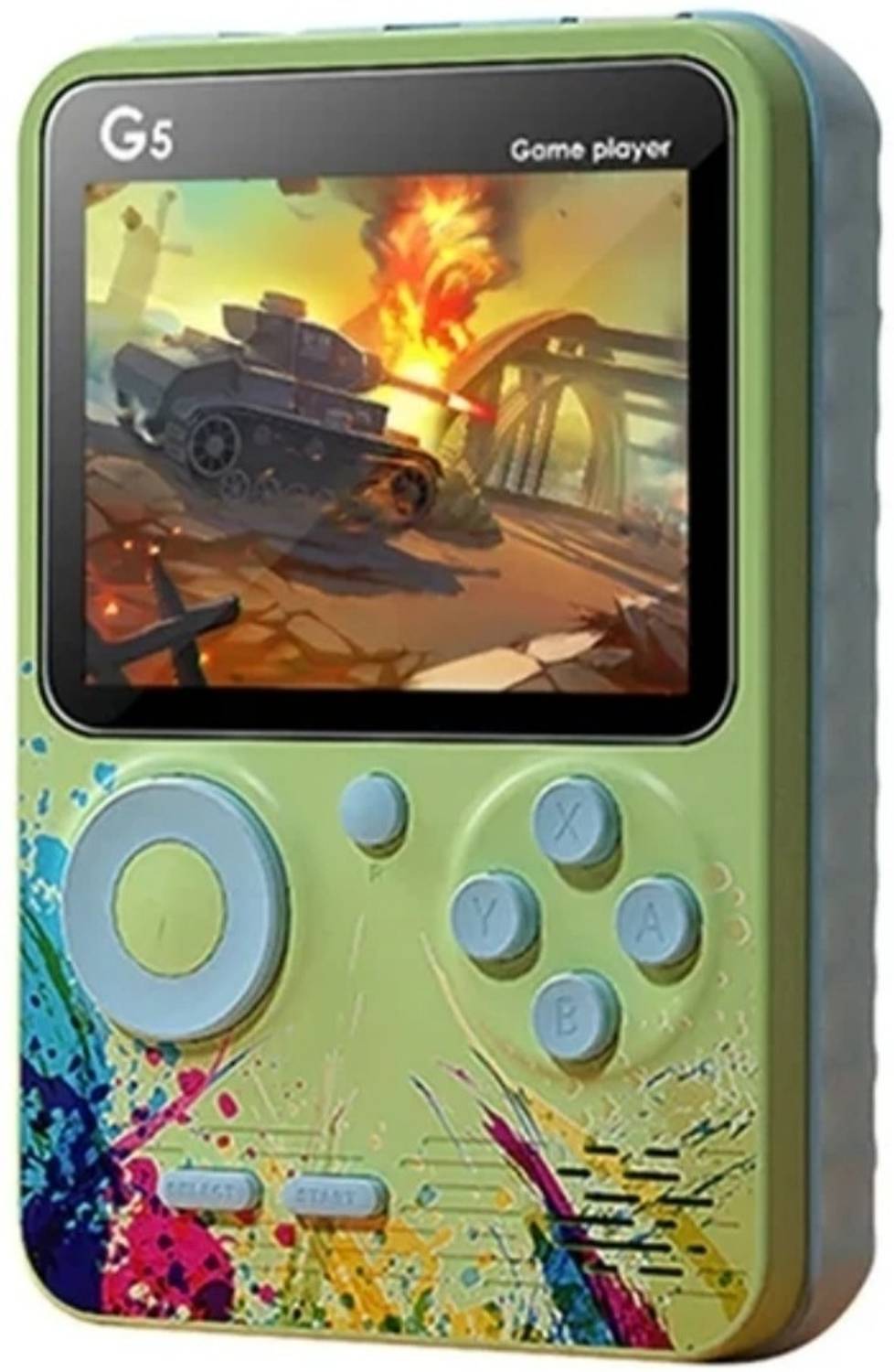 markif G5 Handheld Built-in 500 Video Game Console green (Color as per Availability) Handheld Gaming Console