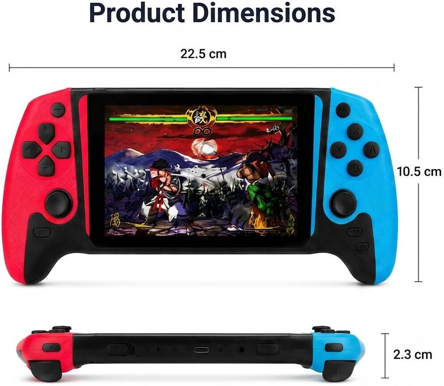 Image of ZX Gameing 500-in-1 Handheld VIDEO Game Consol Action-Adventure Sports Handheld Gaming Console