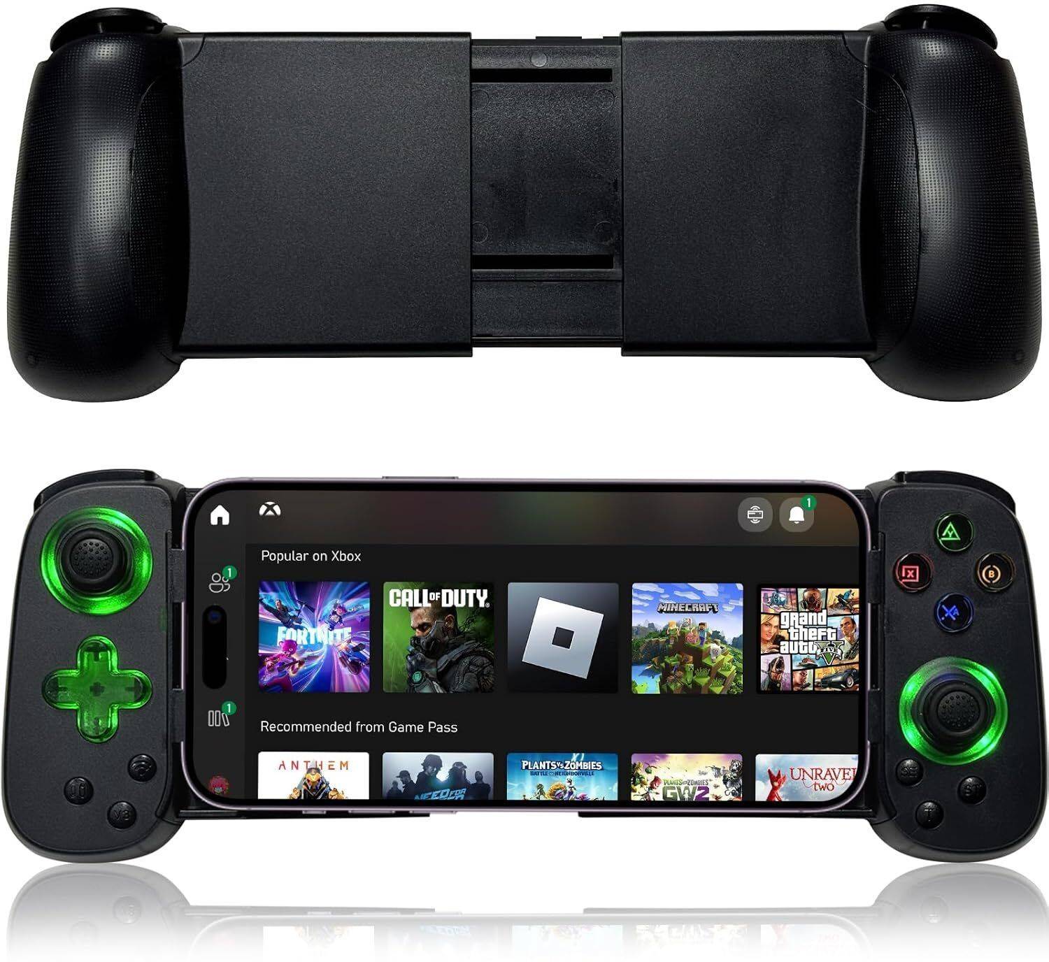 ELECTRO WOLF Wireless Controller with Hall Joystick/Turbo/6-Axis Gyro/Dual Motor|Cloud Gaming Handheld Gaming Console