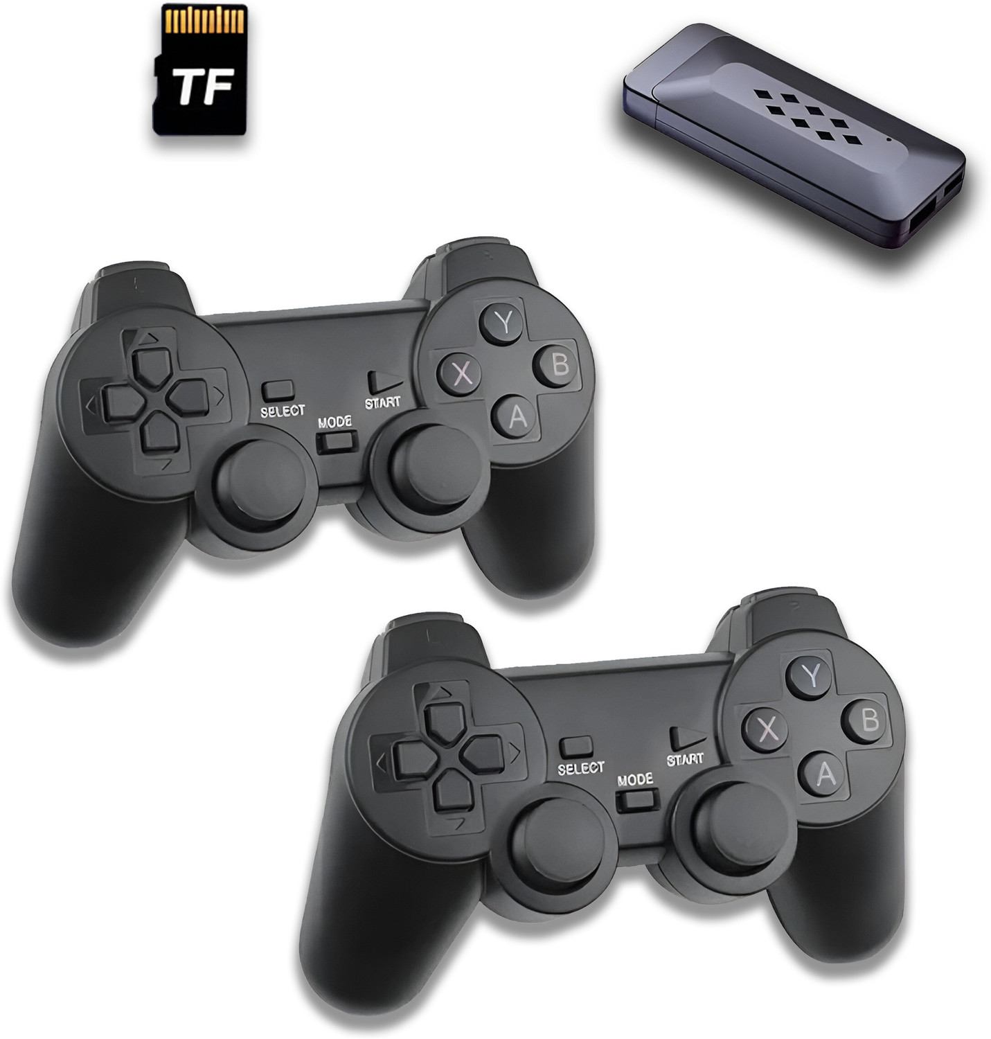 Image of Gamevana Alpha GameStick Pro Series 1 K8 | With 2 Automatic Wireless Controllers 2025 Gamepad
