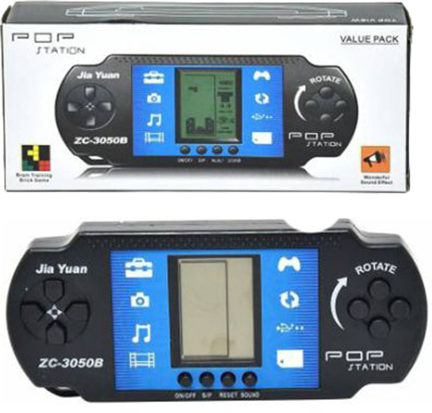 Image of COUNTACH Amazing Handheld Pop Station Pocket Video Game Puzzle Indoor & Outdoor For Kids Handheld Gaming Console