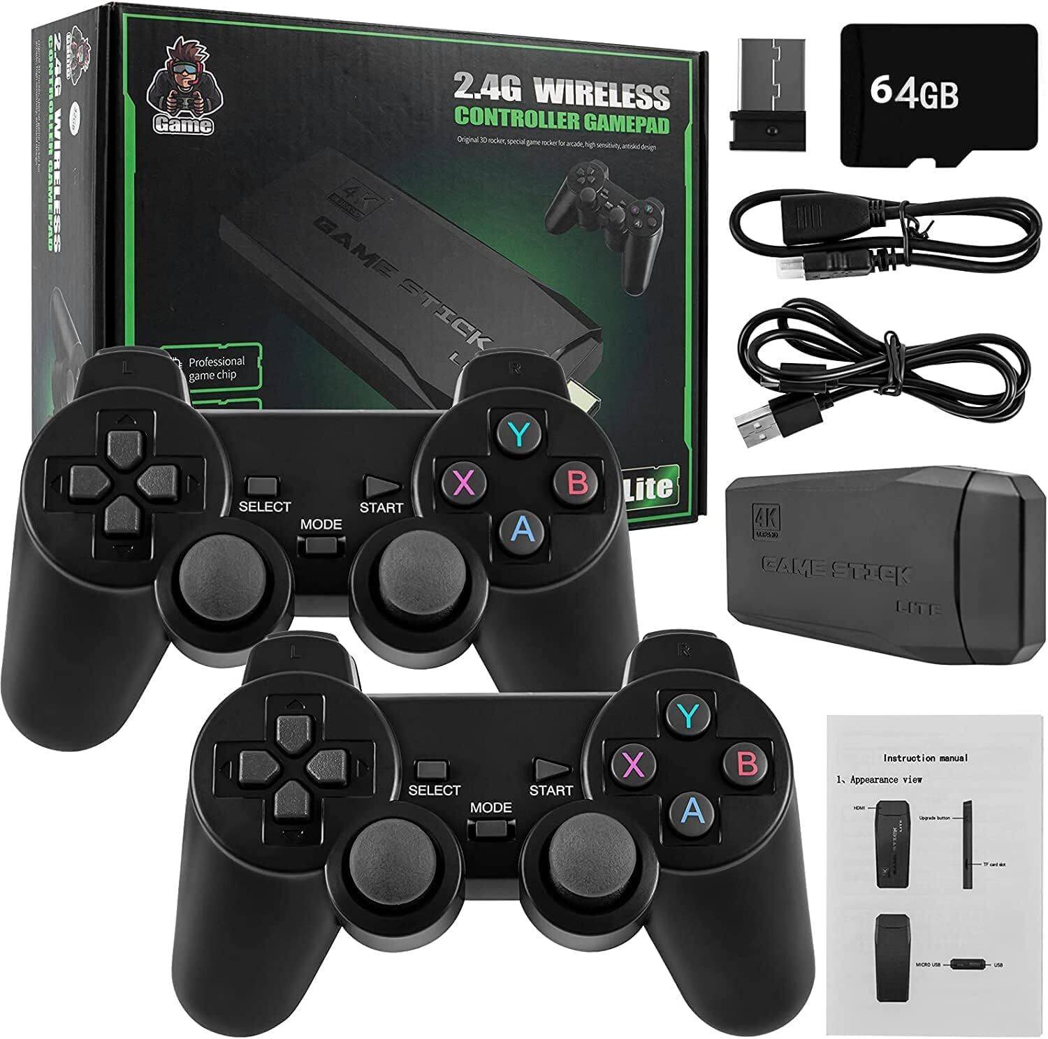 M8 Handheld Game Console with 400 Games TV Stick 2 Player Set | AV Output, USB | 25th Anniversary Edition