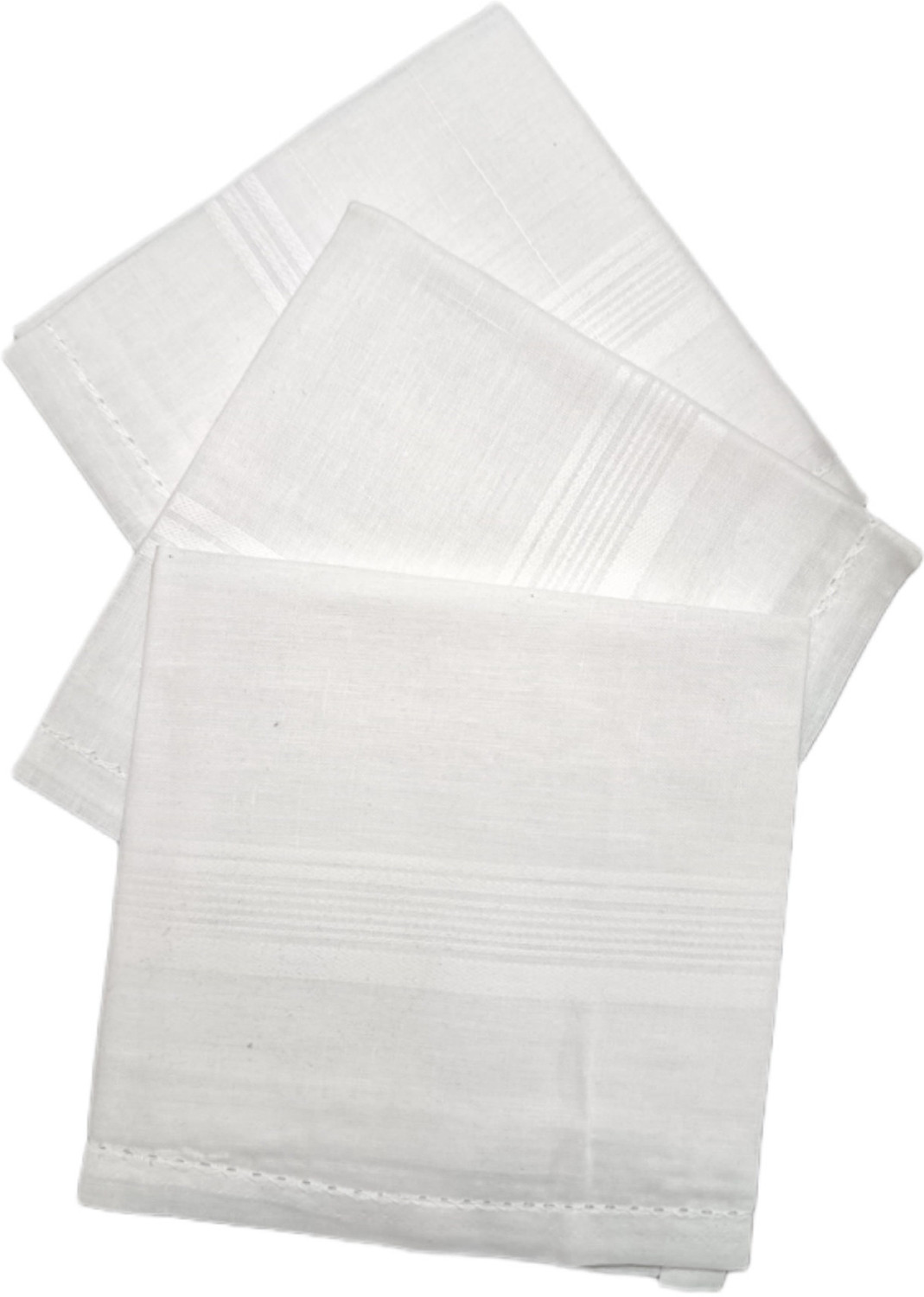 Image of kelpertech Milky white Gifts Purpose white labelled Hankerchief [ inchWHITTE inch] Handkerchief