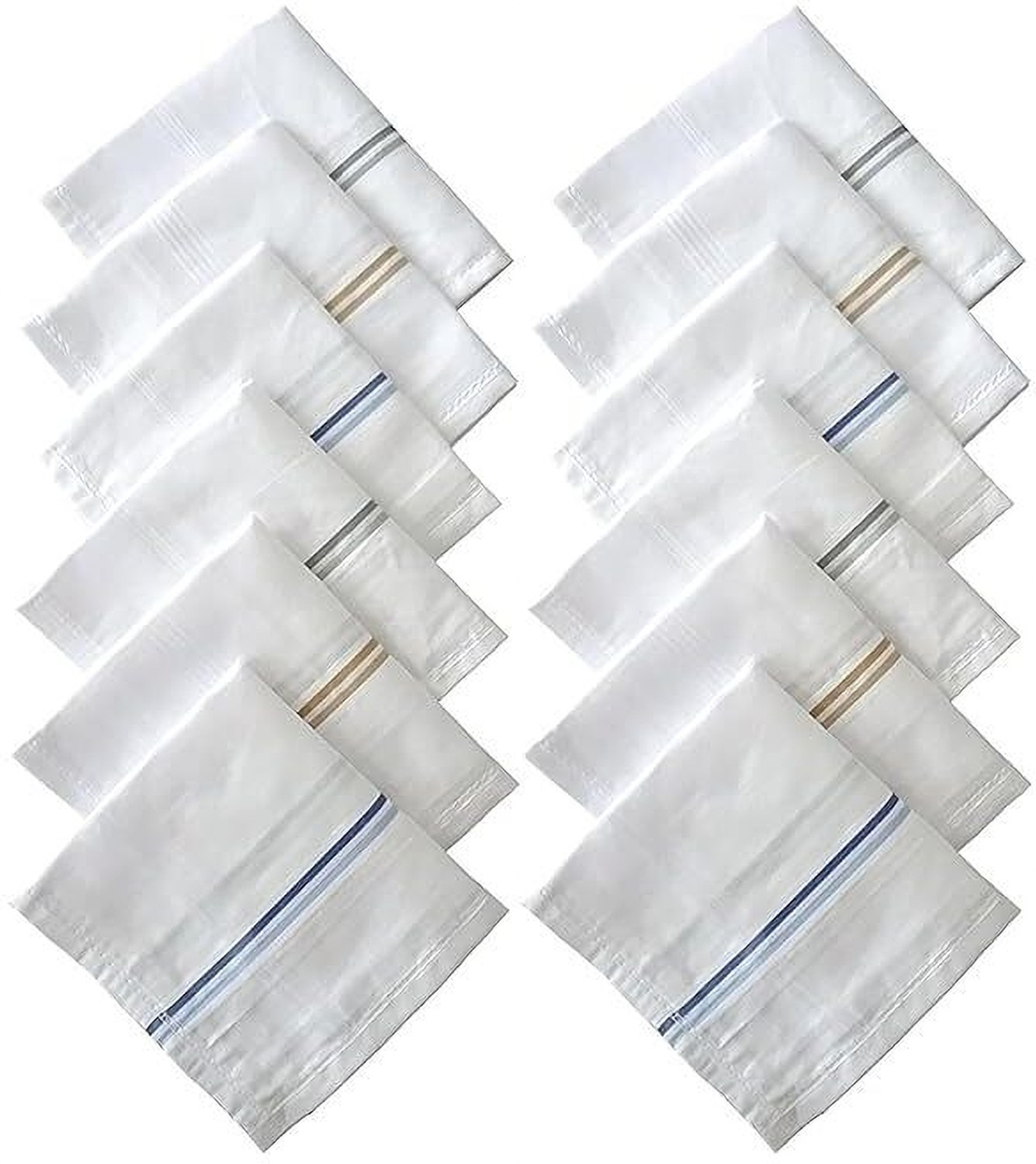 Image of Guddal GENTS WHITE HANDKERCHIEF [ inchWhite inch] Handkerchief
