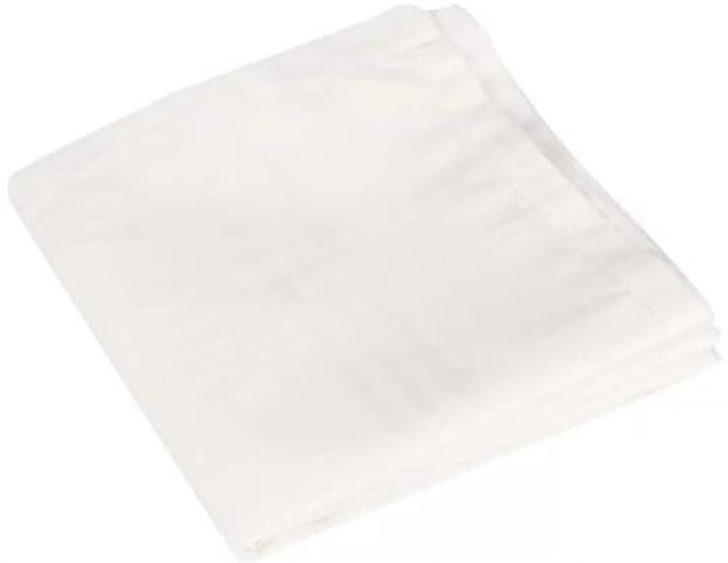 Image of SM CREATION premium quality white cotton handkerchief (hanky)( pack of 3) [ inchWhite inch] Handkerchief