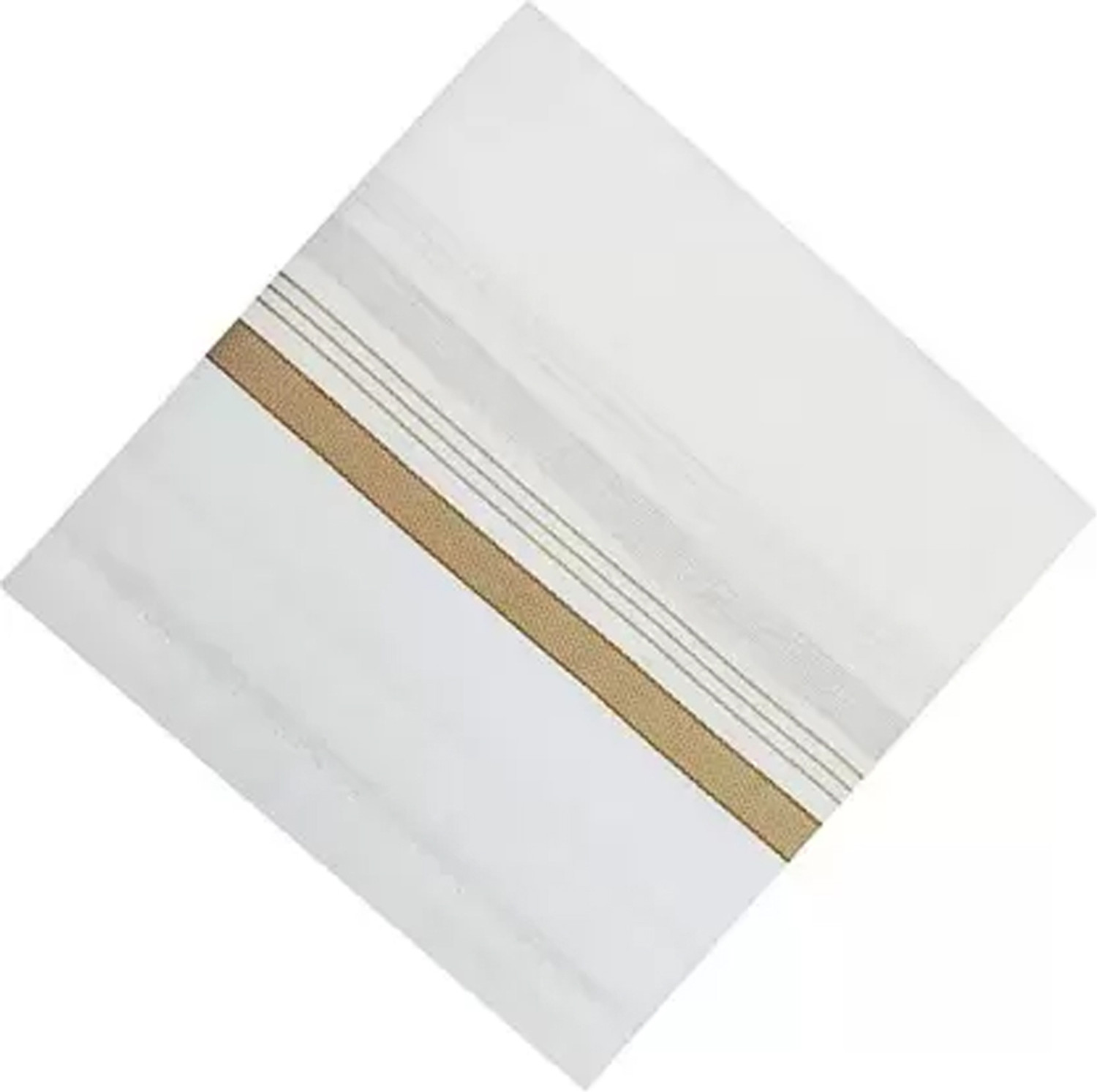 Image of WCSE 100% cotton with full length white pack of 1 [ inchWhite inch] Handkerchief