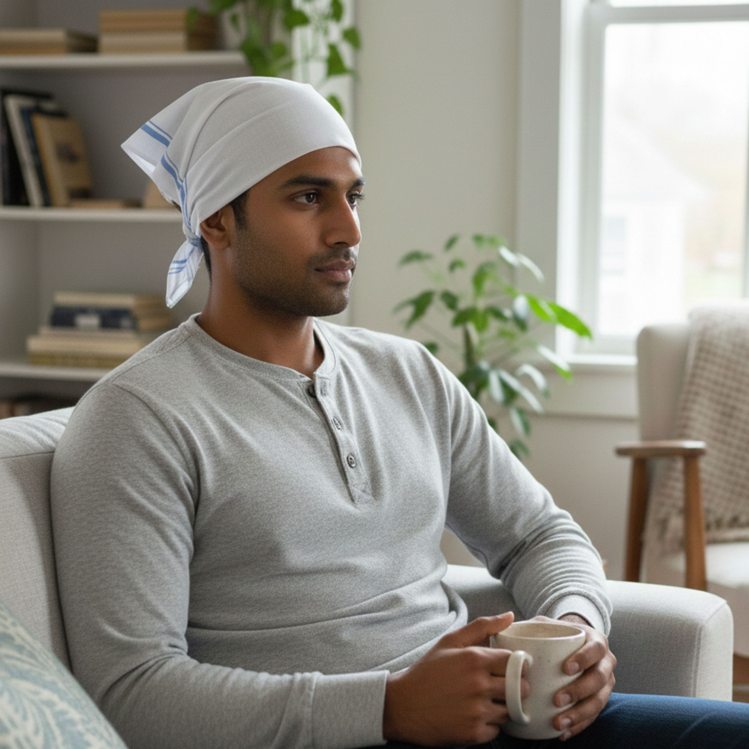 Image of Royal Mart Cotton Hanky for Men's Soft, Skin-Friendly, Lightweight & Highly Absorbent [ inchWhite inch] Handkerchief