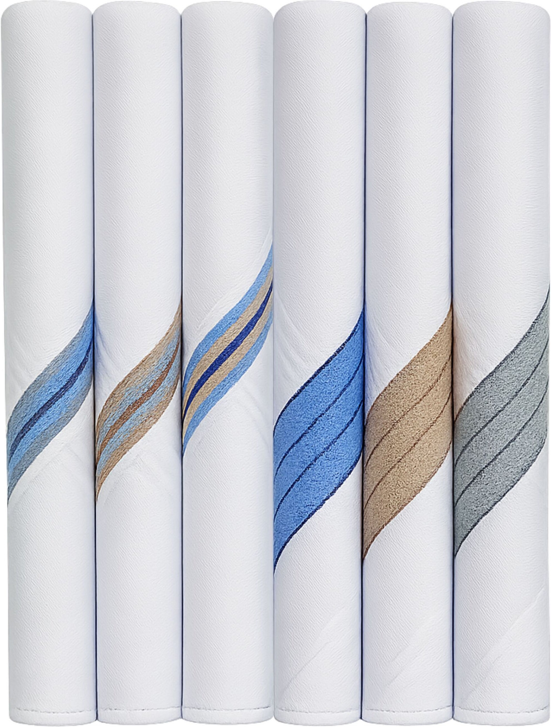 Image of Royal Mart Cotton Hanky for Men's Soft, Skin-Friendly, Lightweight & Highly Absorbent [ inchWhite inch] Handkerchief