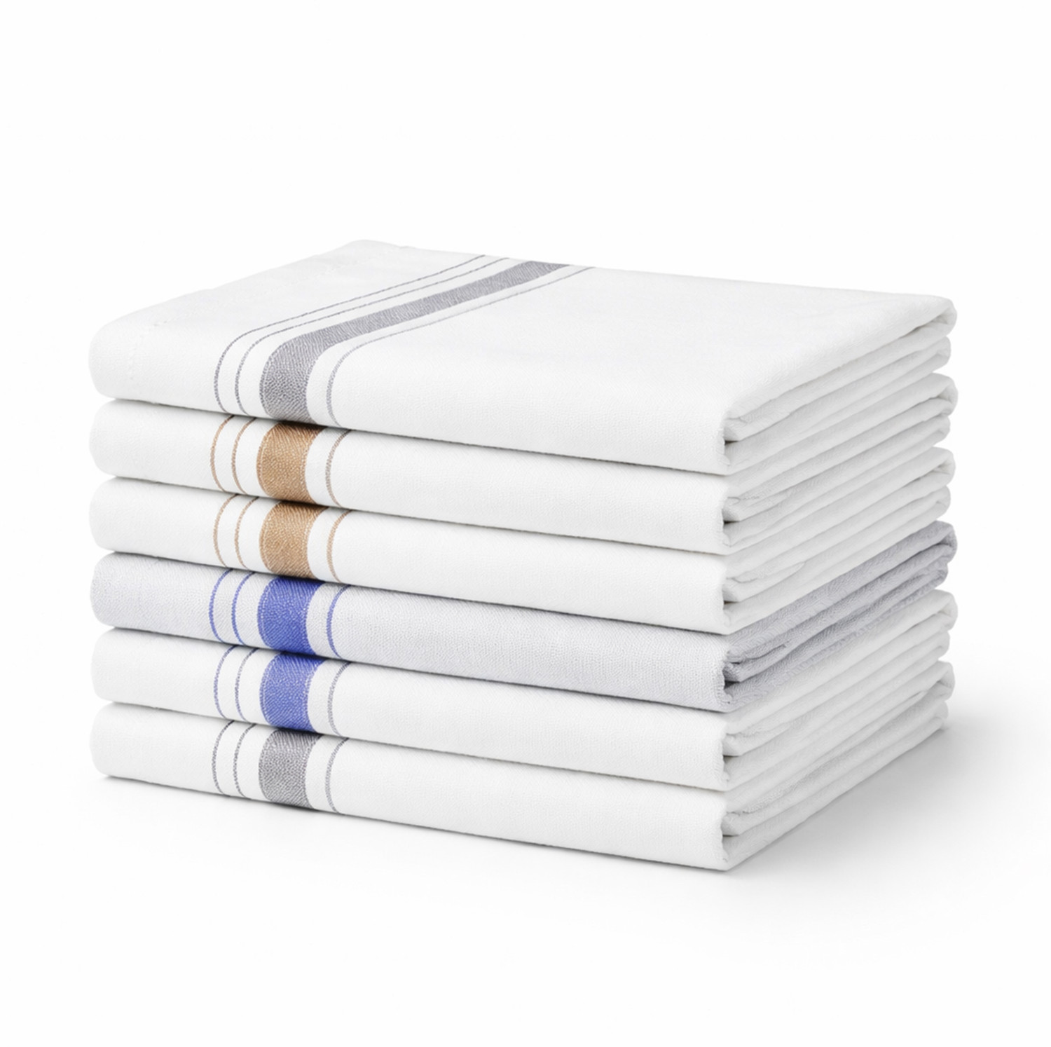 ASIX Pure Cotton Hanky 46x46 cm | Soft Absorbent Durable Rumal for Men ["White"] Handkerchief
