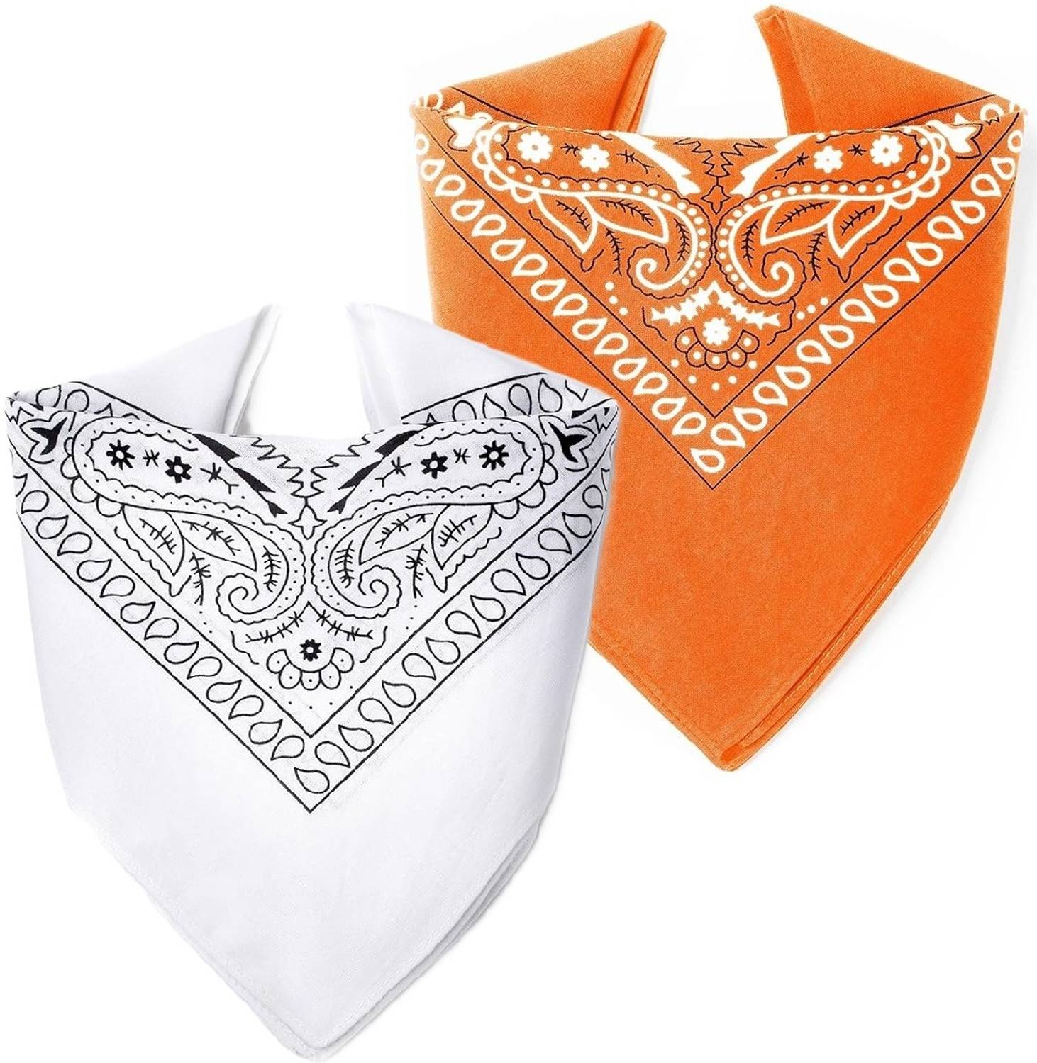 小物 atlast&co BANDANA ORANGE Run India Unisex Cotton Bandana/Head Wrap FOR MEN WOMEN [