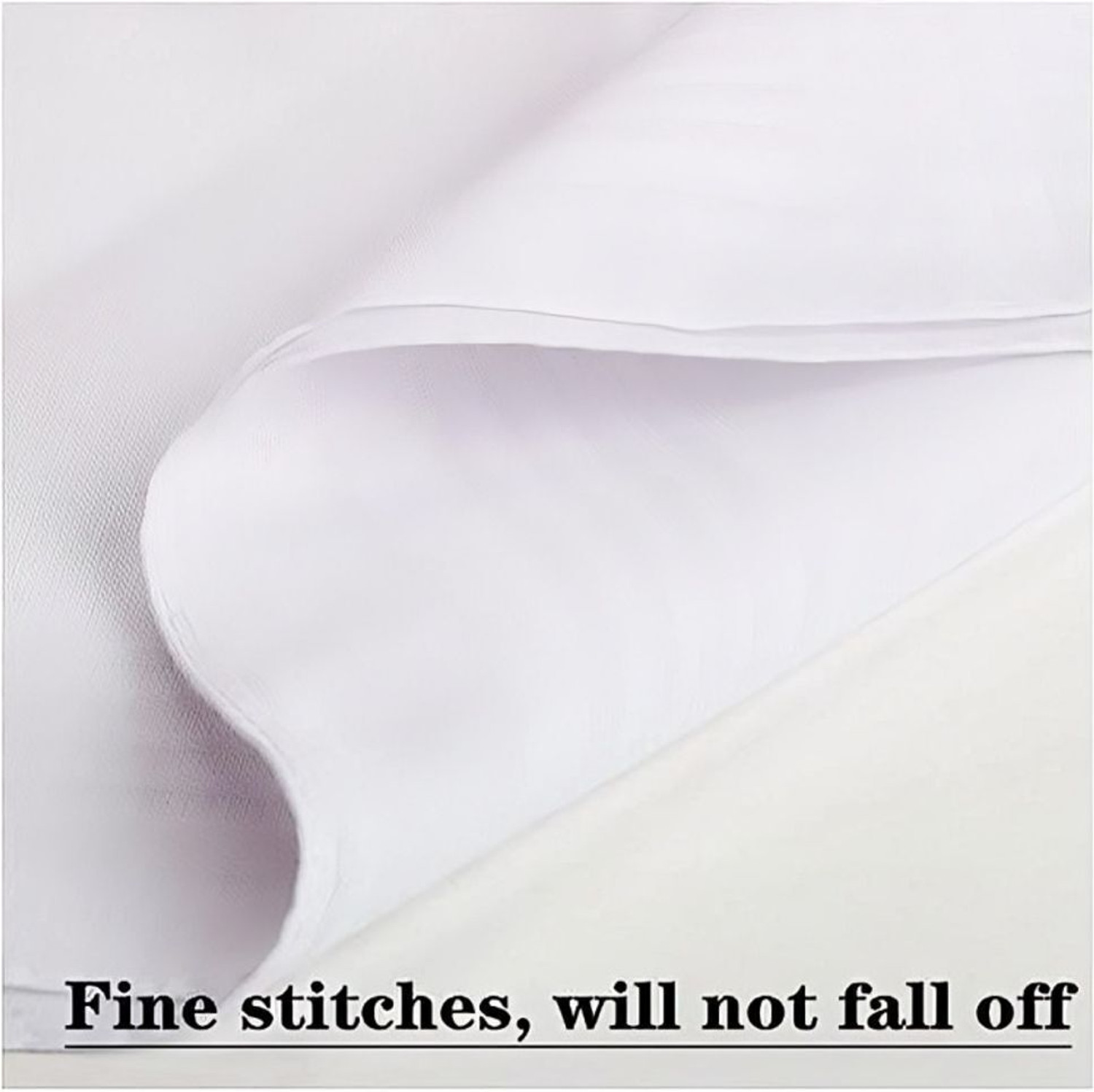 Image of SM CREATION white cotton handkerchief (pack of 6) for men [ inchWhite inch] Handkerchief