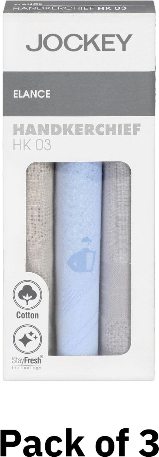 Image of JOCKEY HK03 Super Combed Cotton [ inchMulticolor inch] Handkerchief