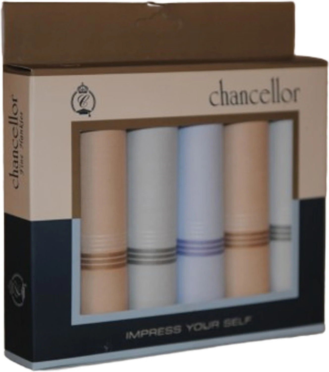 Image of CHANCELLOR CHAN-6PC LC-2 [ inchMulticolor inch] Handkerchief
