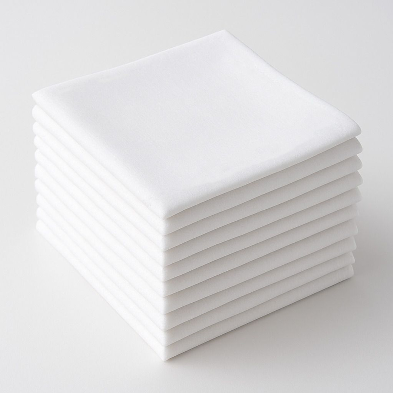Image of Cotton Square Premium White Cotton Handkerchief (XXL) for men [ inchWhite inch] Handkerchief