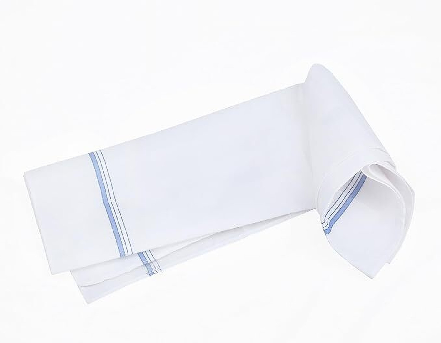 Image of AK SHINE Cotton Handkerchief for Men's Soft, Skin-Friendly [ inchWhite inch] Handkerchief
