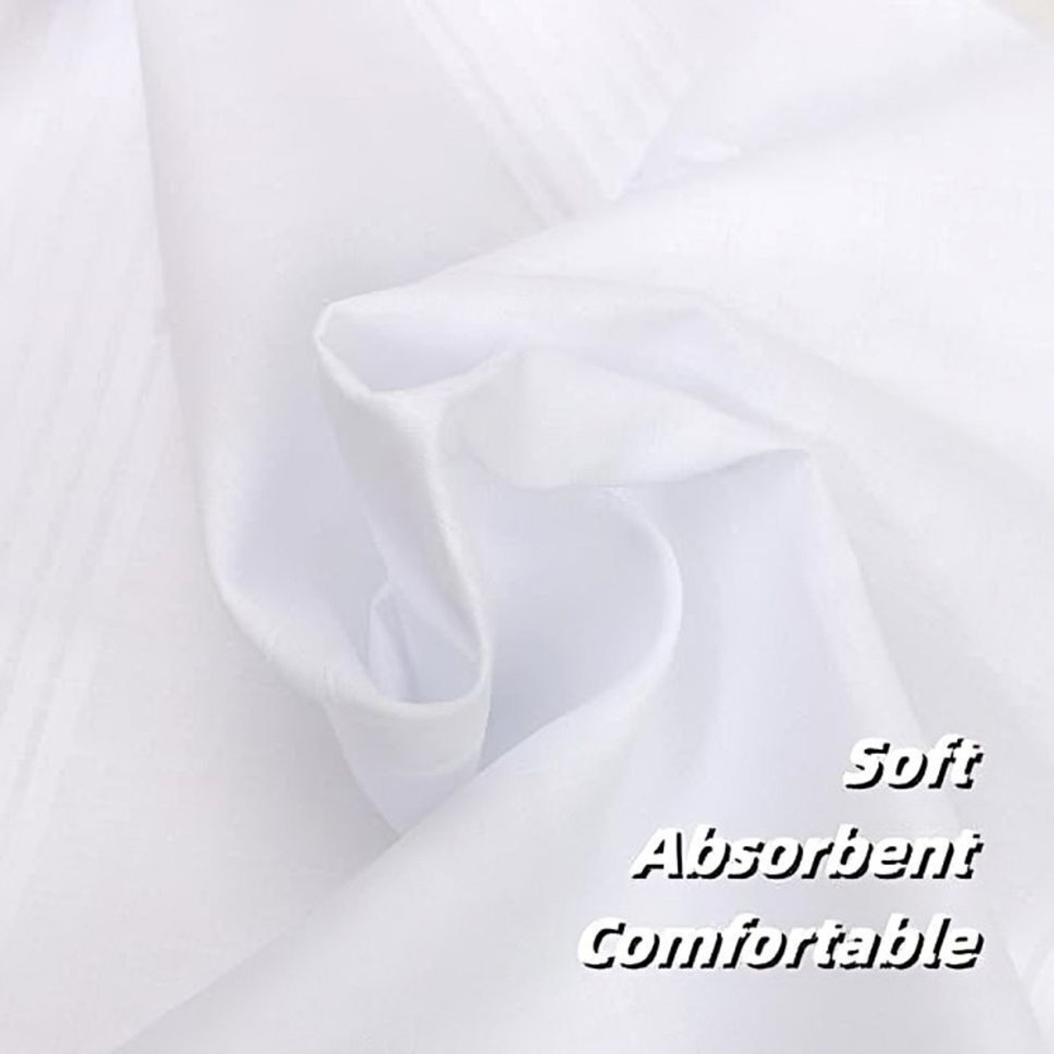 Image of SM CREATION white cotton handkerchief (pack of 6) for men [ inchWhite inch] Handkerchief