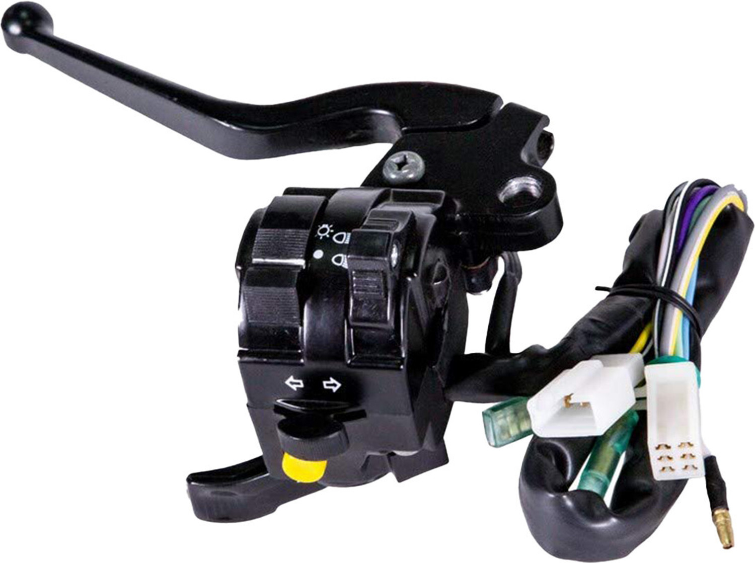 Image of UNO MINDA Handle Bar Switch Left Side (Self Start) For TVS XL 100 SW-0697A Handle Bar