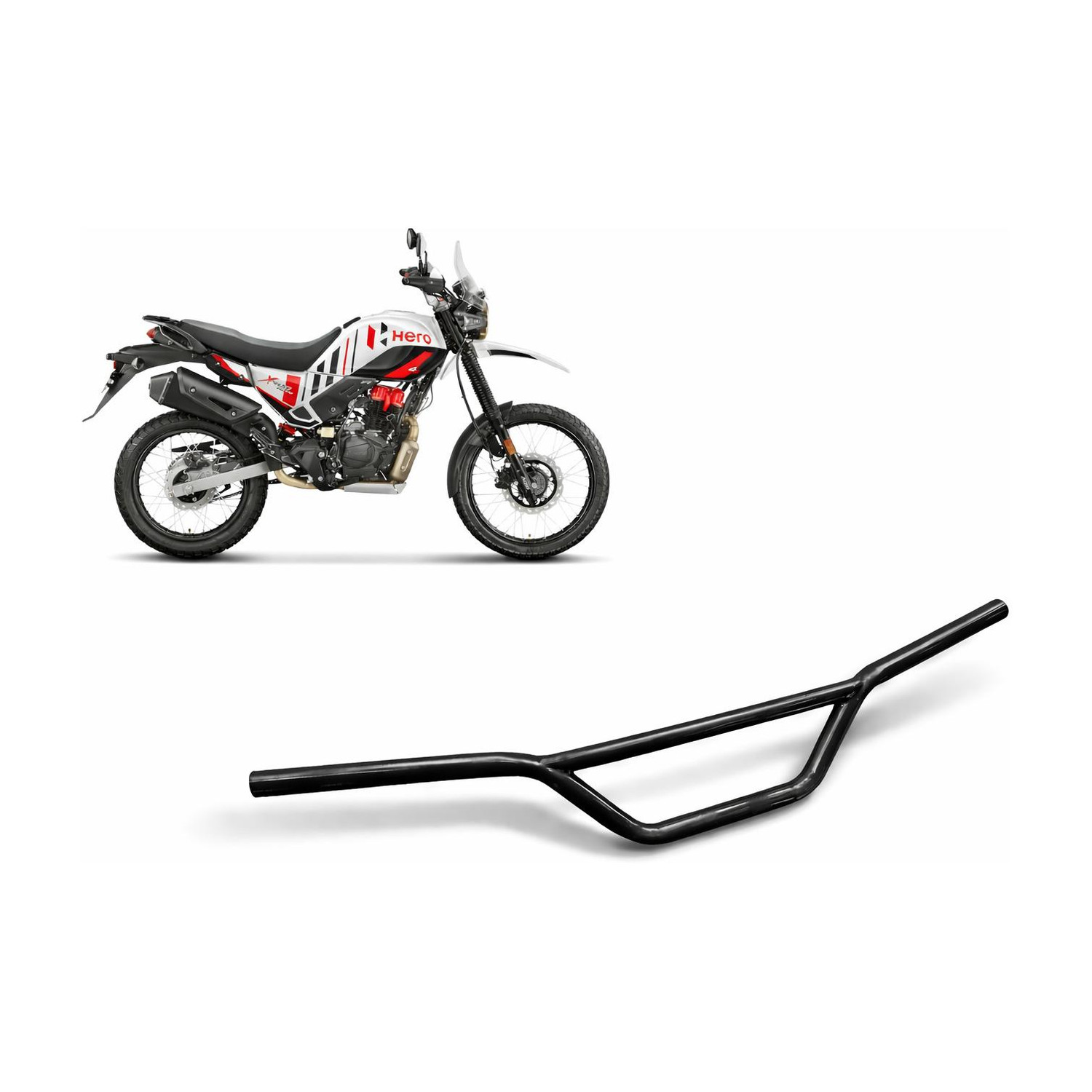 Image of LASERKART OFF-ROAD Handlebar For Xpulse 200 4V Bike Handle Bar