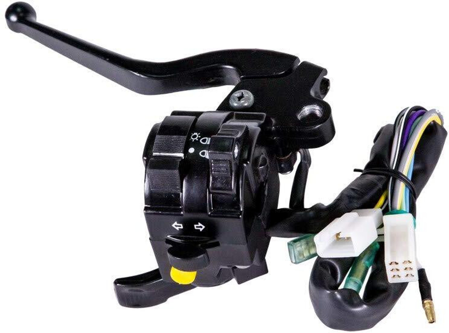 Image of UNO MINDA Handle Bar Switch Left Side (Self Start) For TVS XL 100 SW-0697A Handle Bar