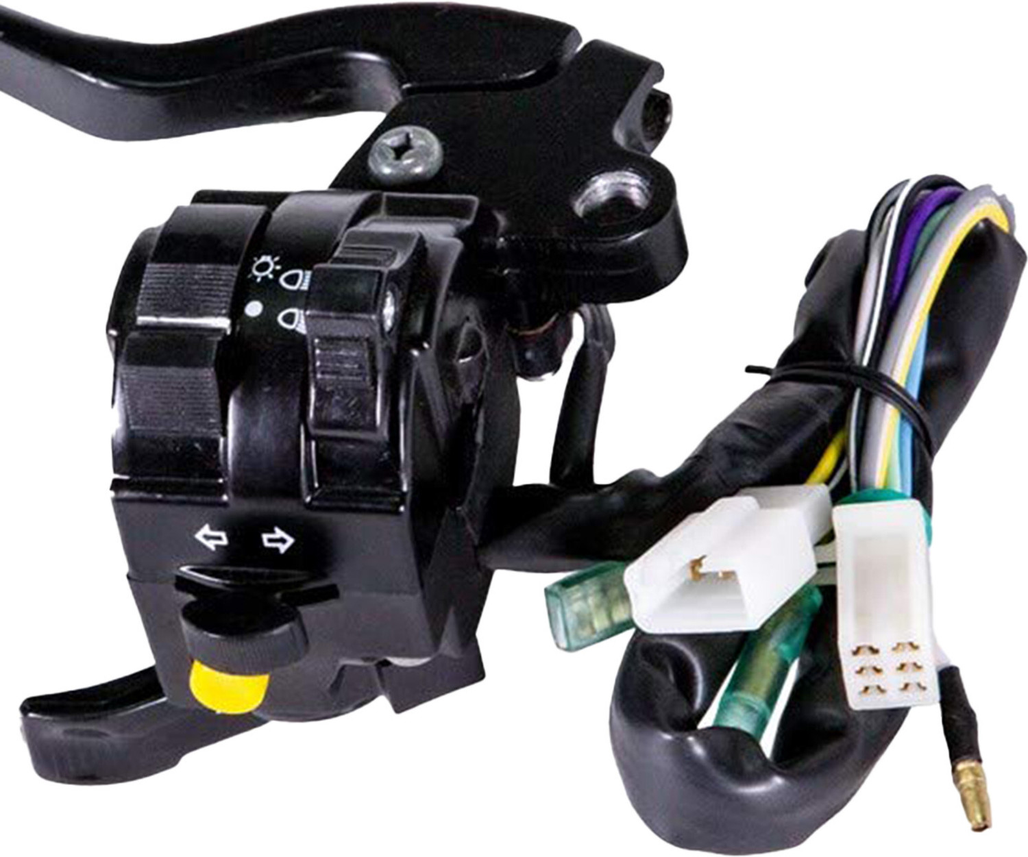 Image of UNO MINDA Handle Bar Switch Left Side (Self Start) For TVS XL 100 SW-0697A Handle Bar