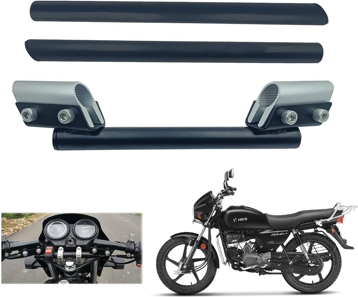 AIRSKY Motorcycle Universal For All Bike Fit Modification Silver Handlebar Good Quality Handle Bar