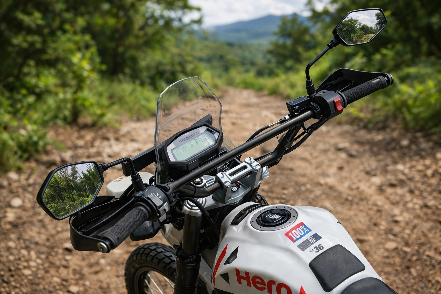 Image of LASERKART OFF-ROAD Handlebar For Xpulse 200 4V Bike Handle Bar