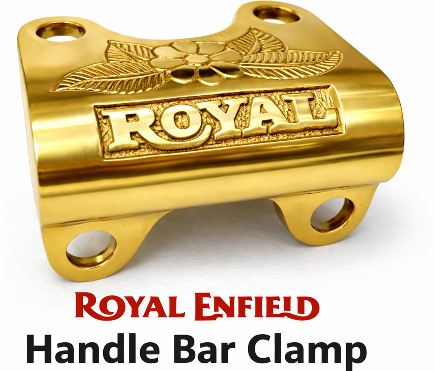 Image of JIBZ Brass Handle Bar Clamp Clip-on Handle Bar