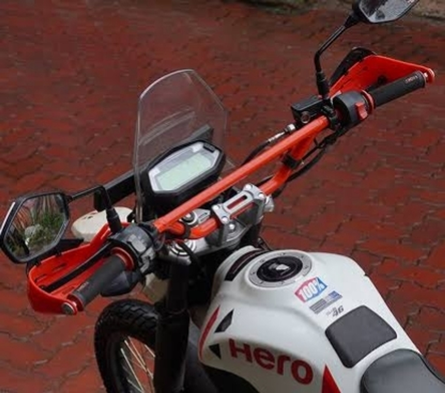 Image of MOXZILLA XPulse 200 4V /2V Handle Bar , Ultra Comfort For Touring Handle Bar