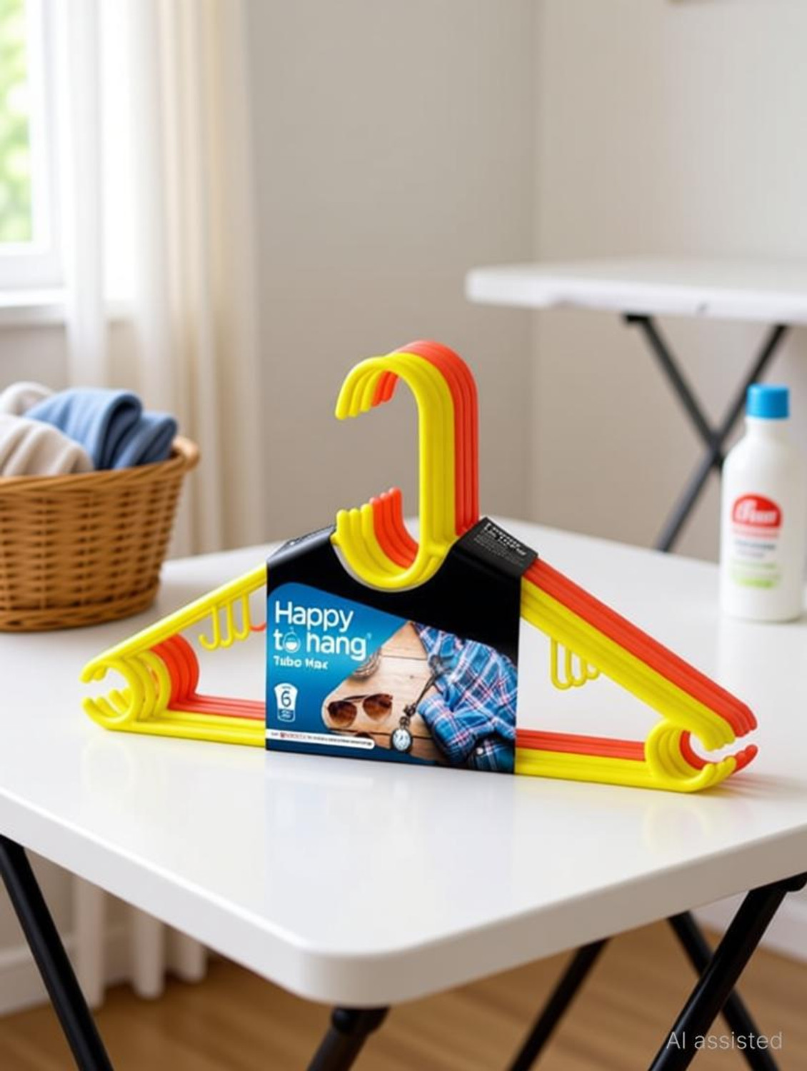 Image of Happy to Hang Plastic Shirt Pack of 6 Hangers For Shirt