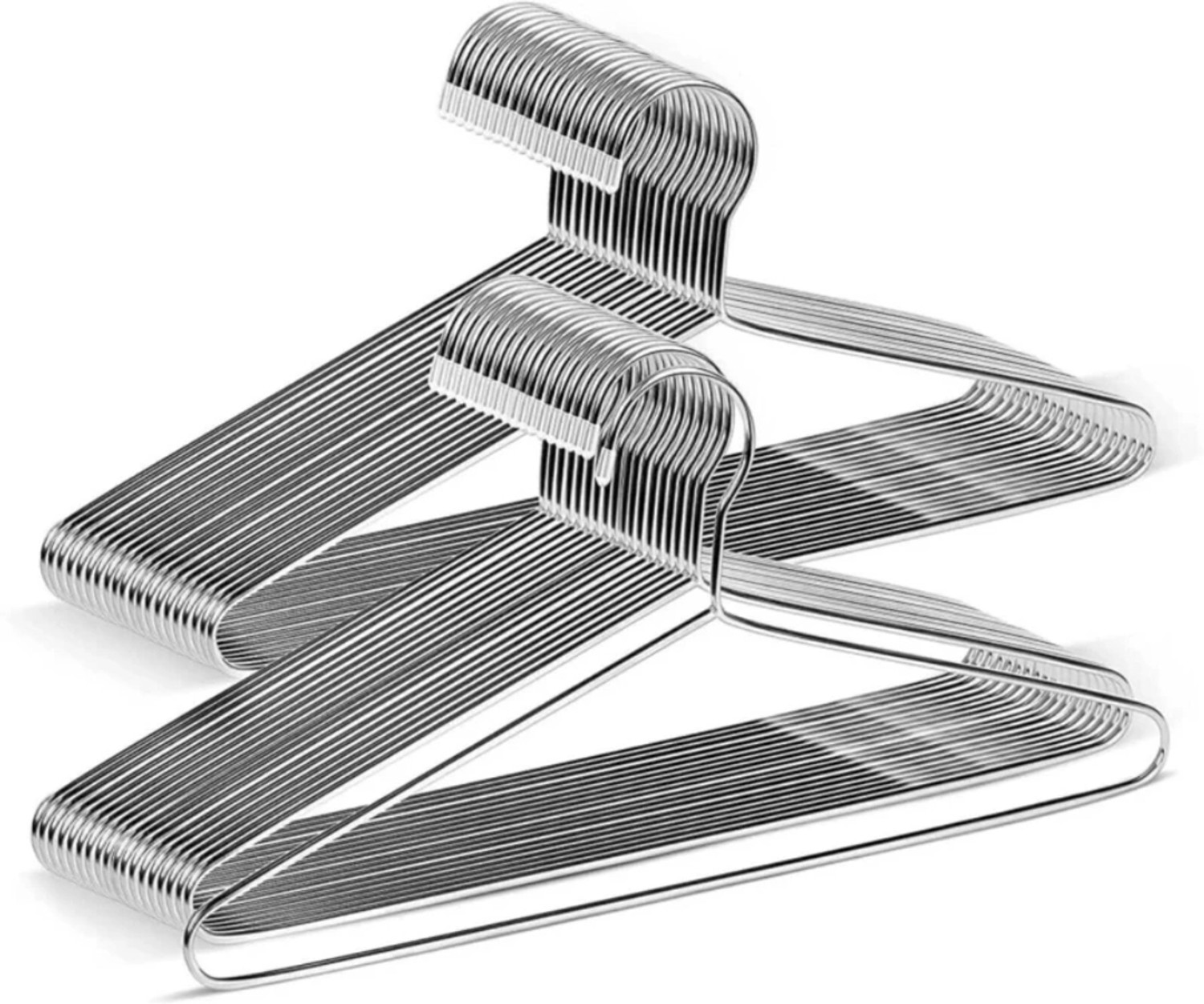 Image of GANINATH 24 psc clothes hanger Steel Shirt Pack of 24 Hangers For Shirt