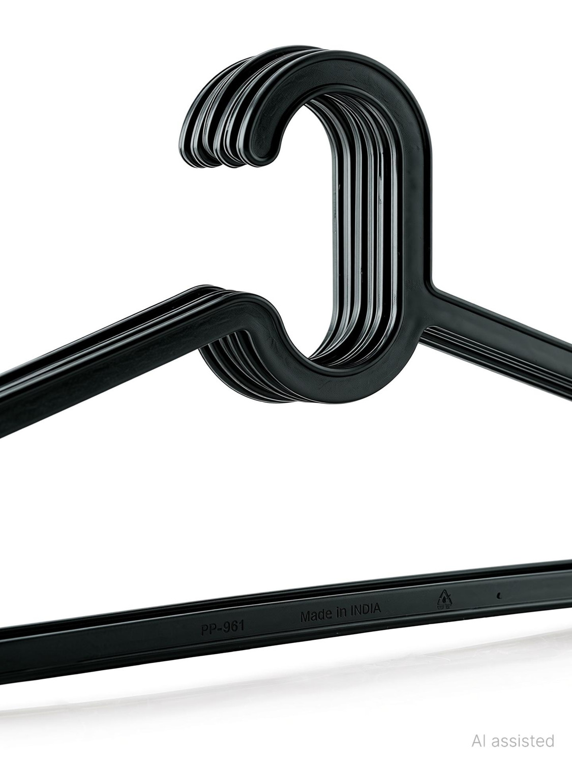 Image of MASTERCOOK Plastic Shirt Pack of 6 Hangers For Shirt