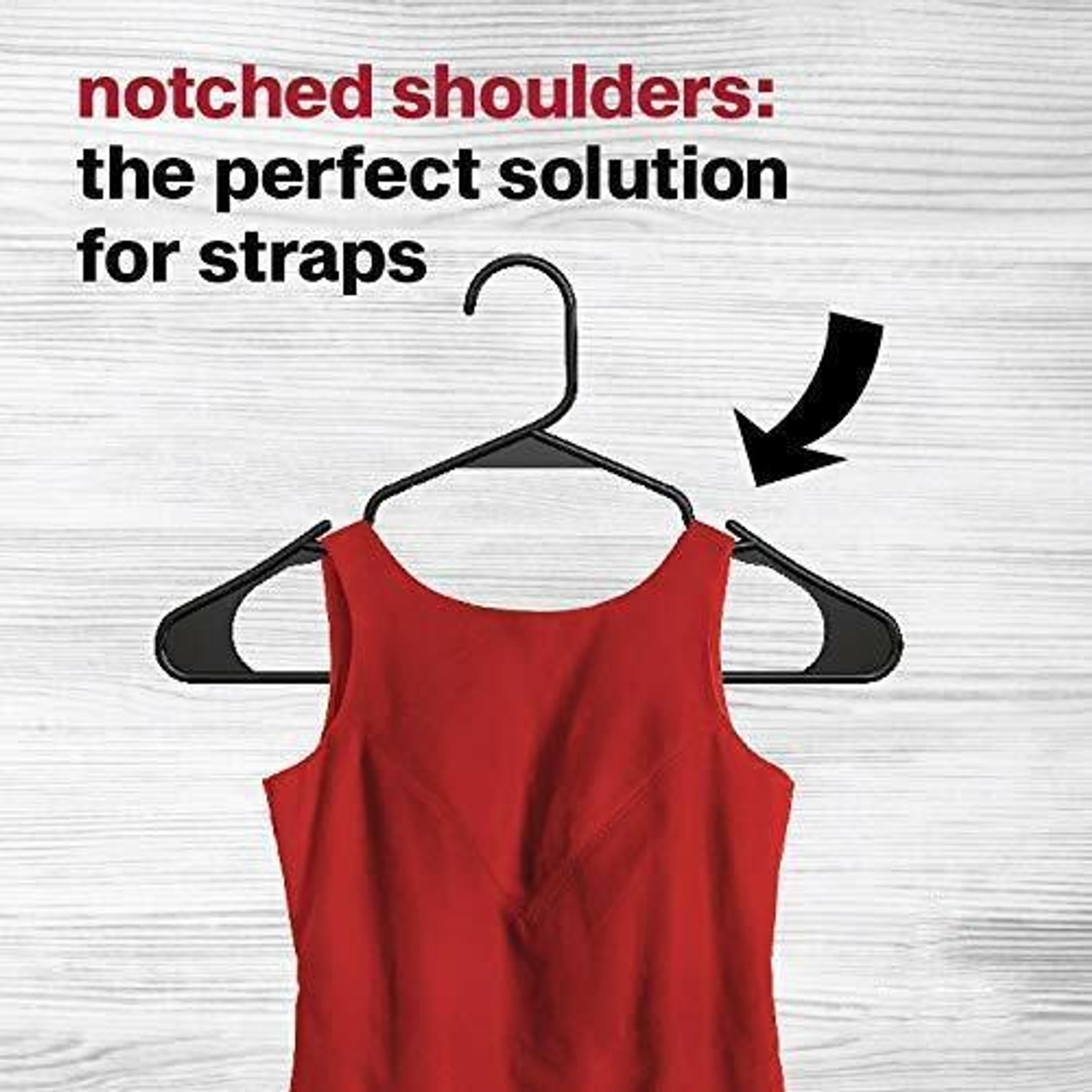 Image of Moxstar Clothes Hanger Wardrobe Storage Organizer Rack Plastic Plastic Shirt Pack of 12 Hangers For Shirt