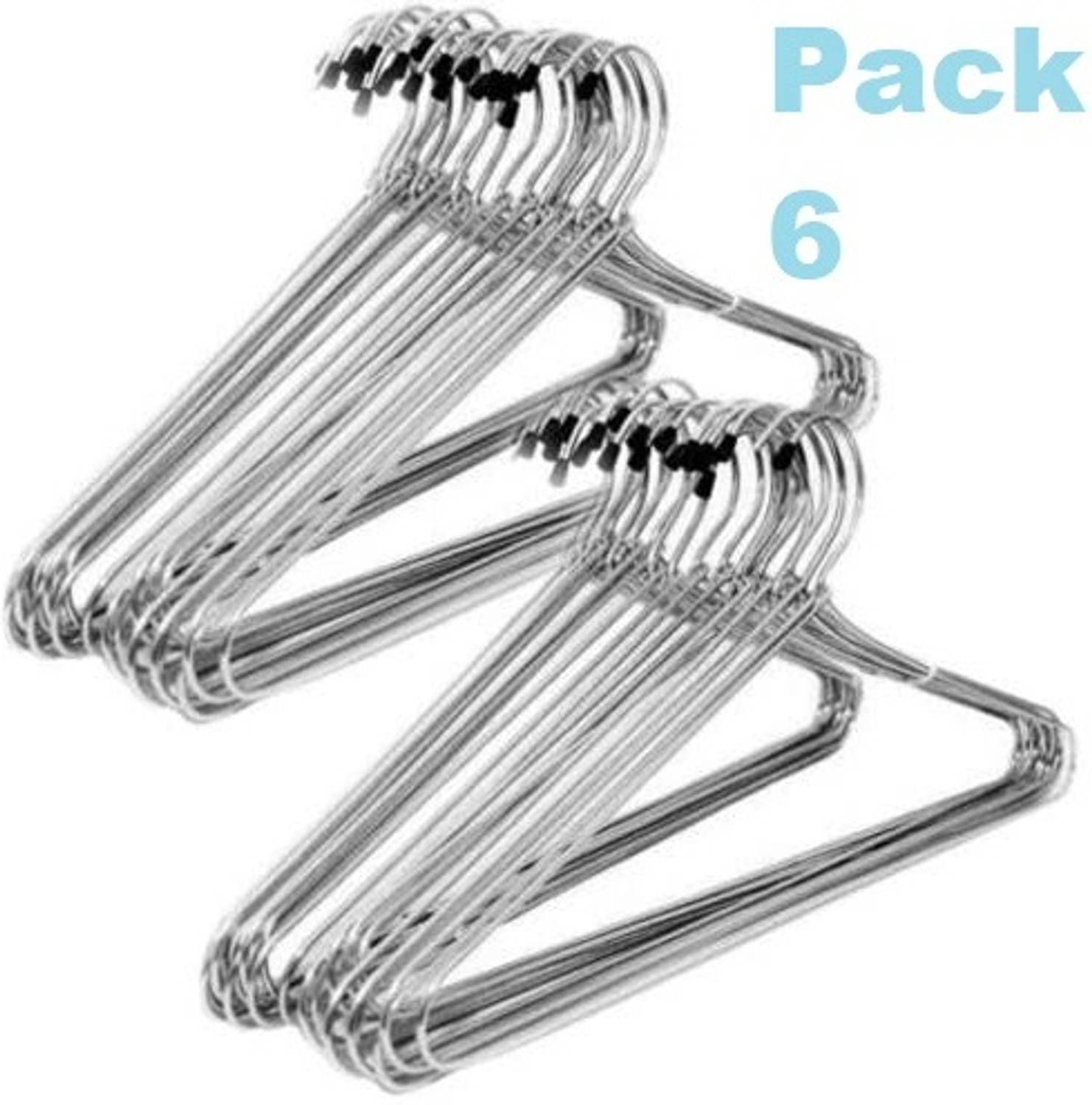 Buyer's Choice Steel Saree Pack of 6 Hangers For Saree
