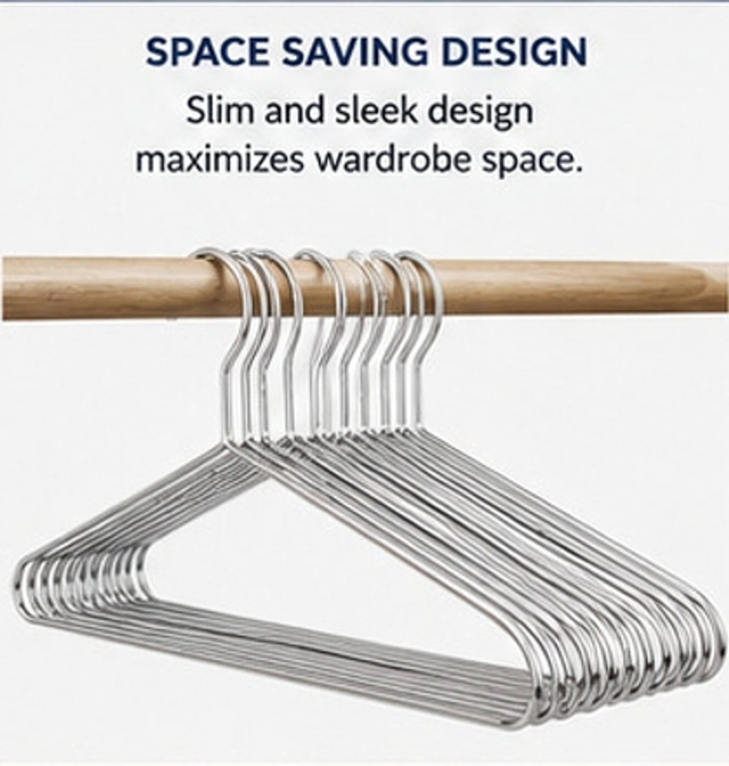 Image of NAH ENTERPRISES Premium Steel Hanger Pack of 12 Steel Shirt Pack of 12 Hangers For Shirt