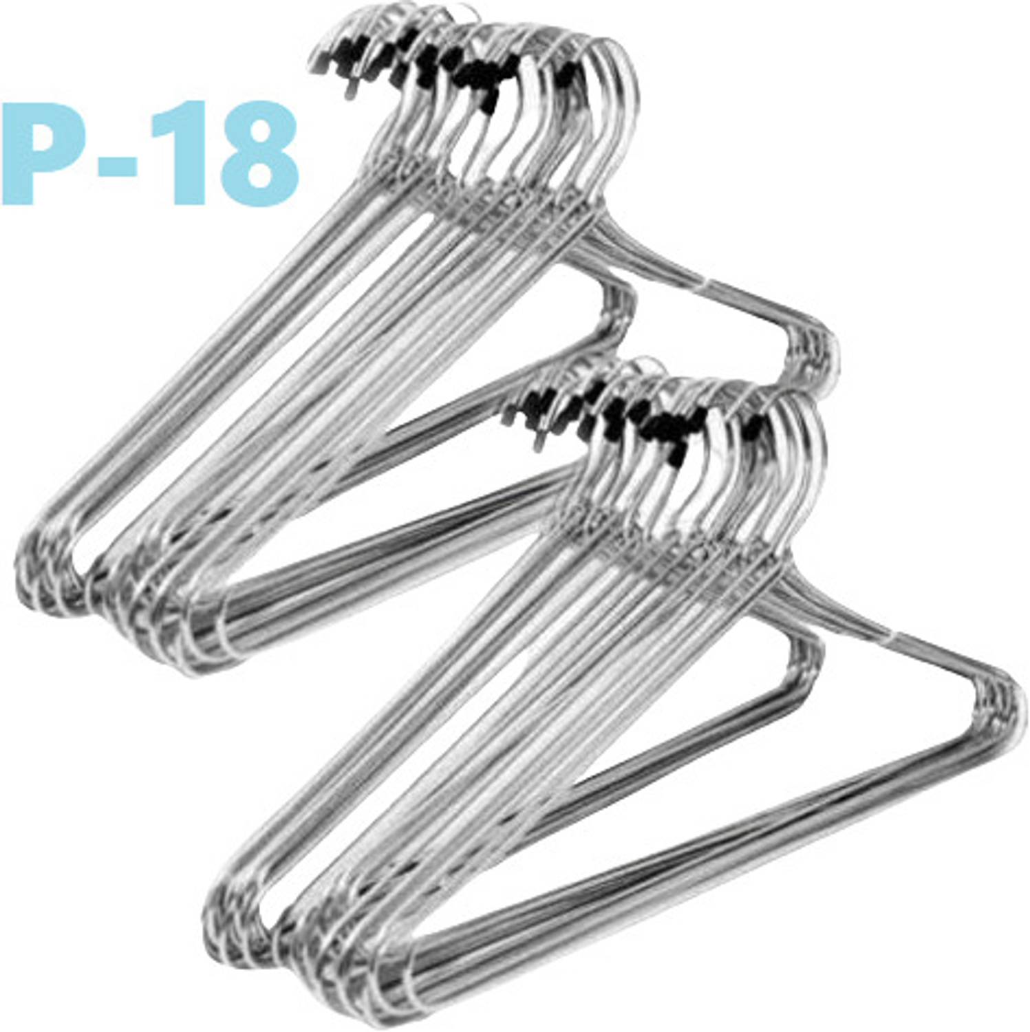ARSENTERPRISES Steel Coat Pack of 18 Hangers For Coat (Steel) Steel Coat Pack of 18 Hangers For Coat